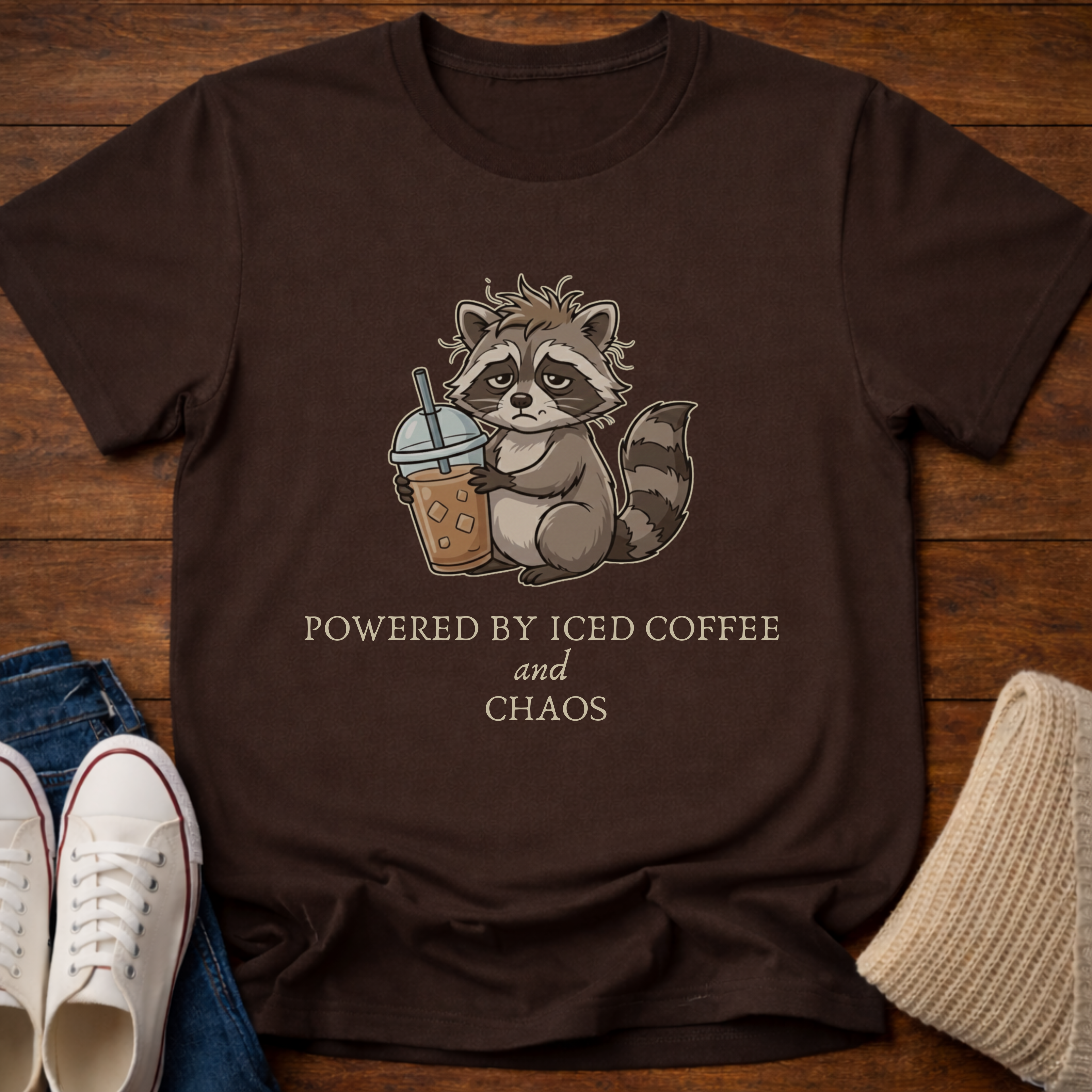 Iced Coffee and Chaos T-Shirt