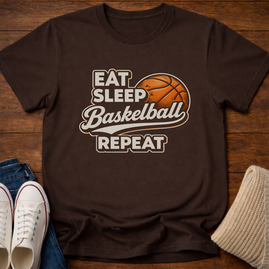 Basketball Repeat T-Shirt