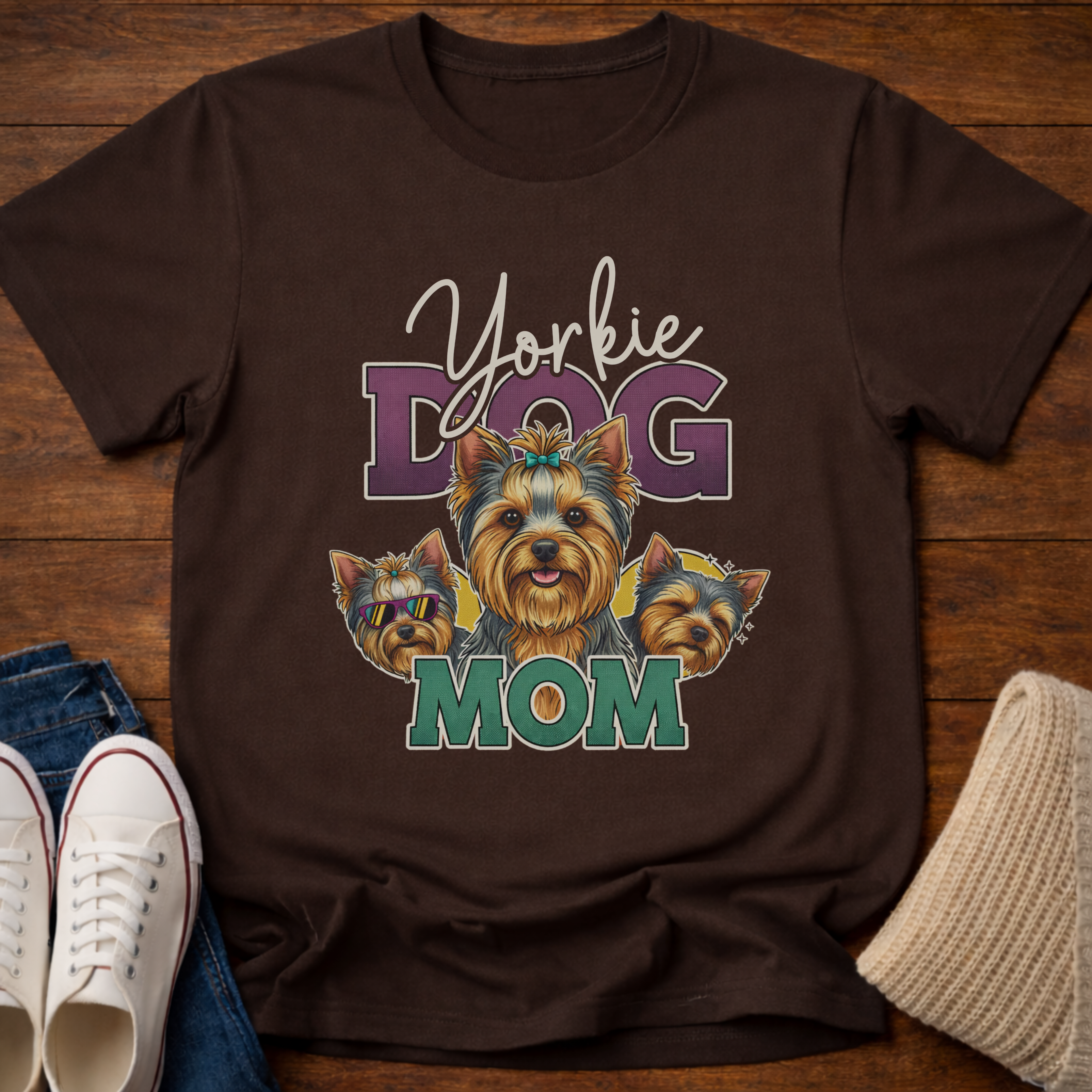 90's Retro Yorkie T-Shirt