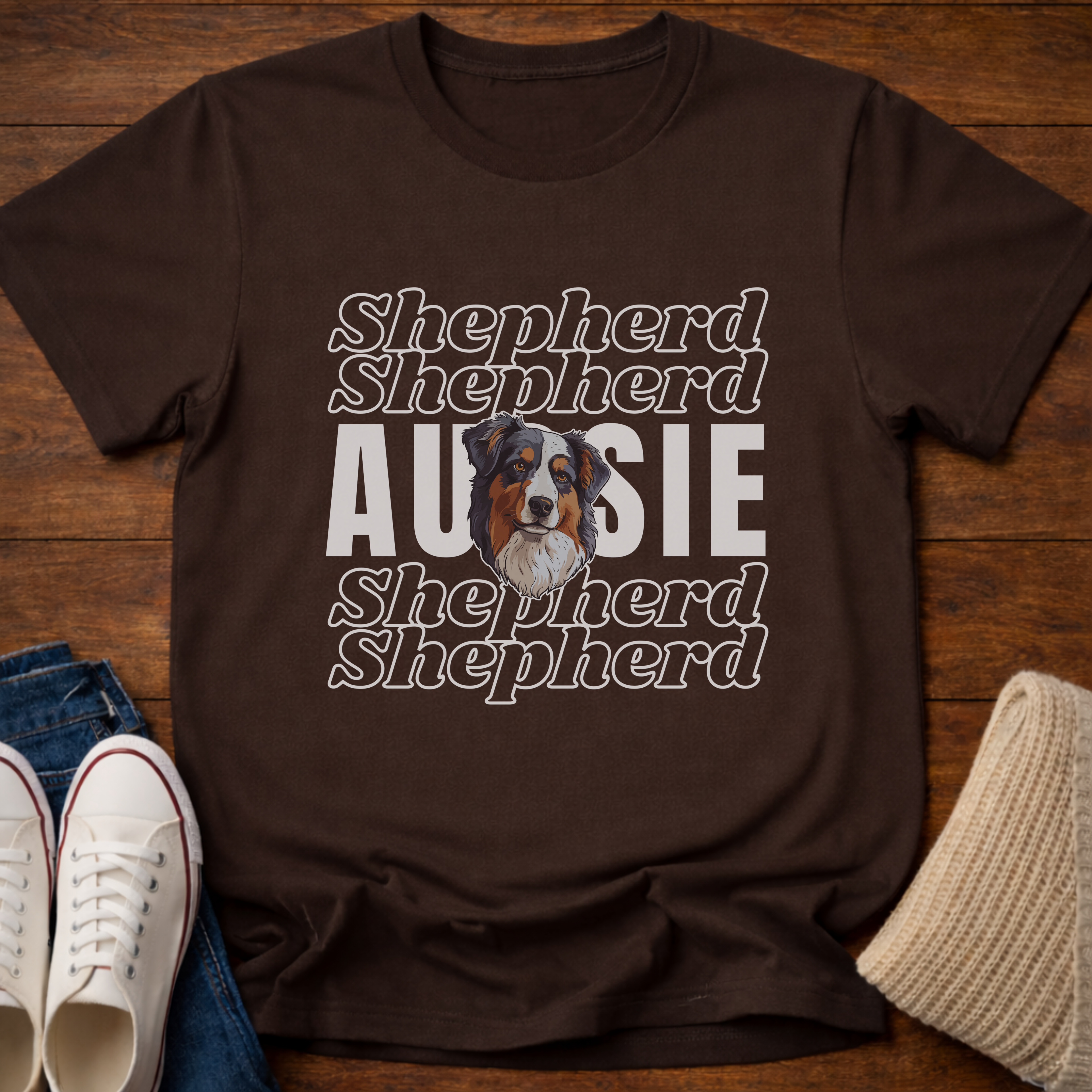 Retro Aussie Mom T-Shirt