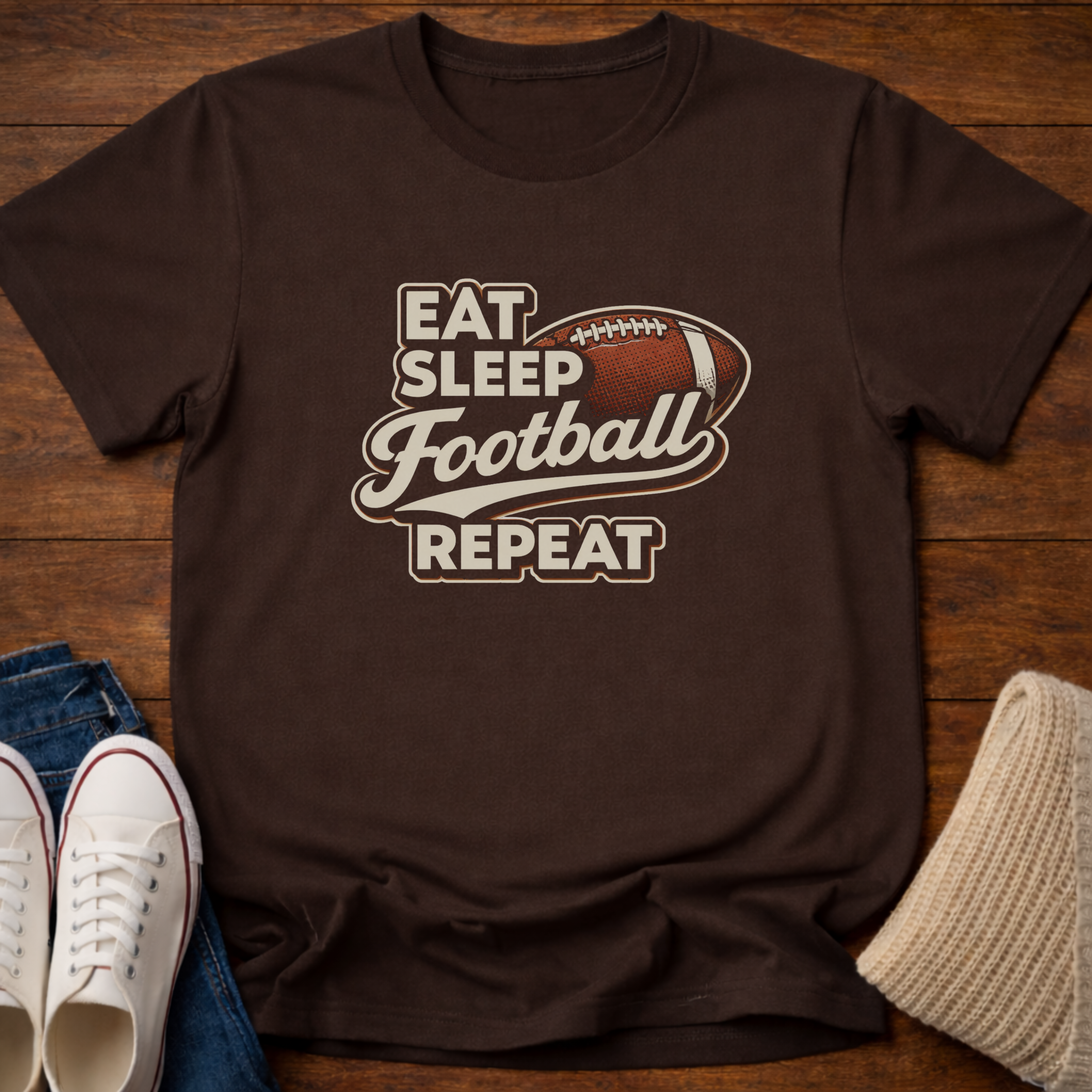 Football Repeat T-Shirt