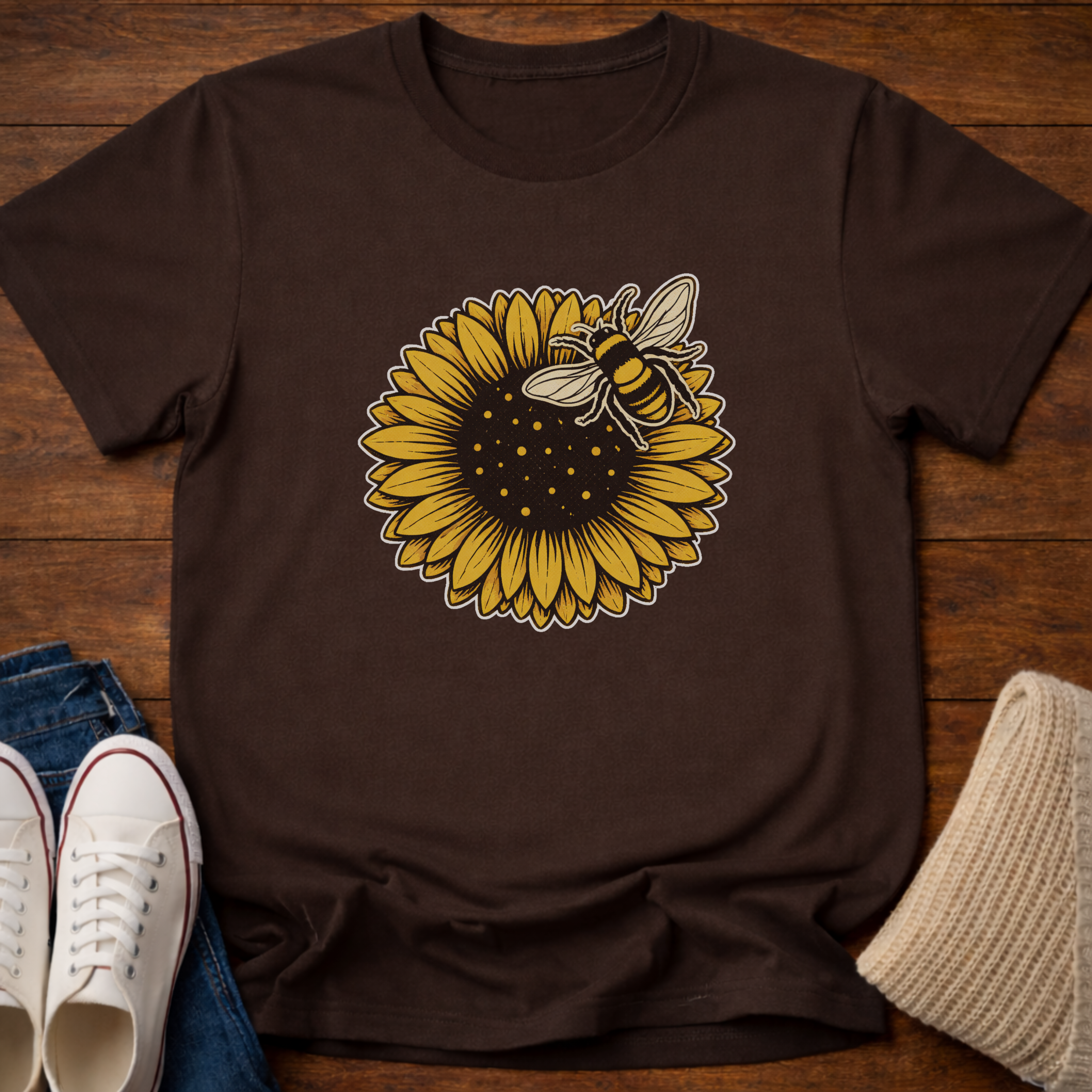 Sunflower Bee T-Shirt