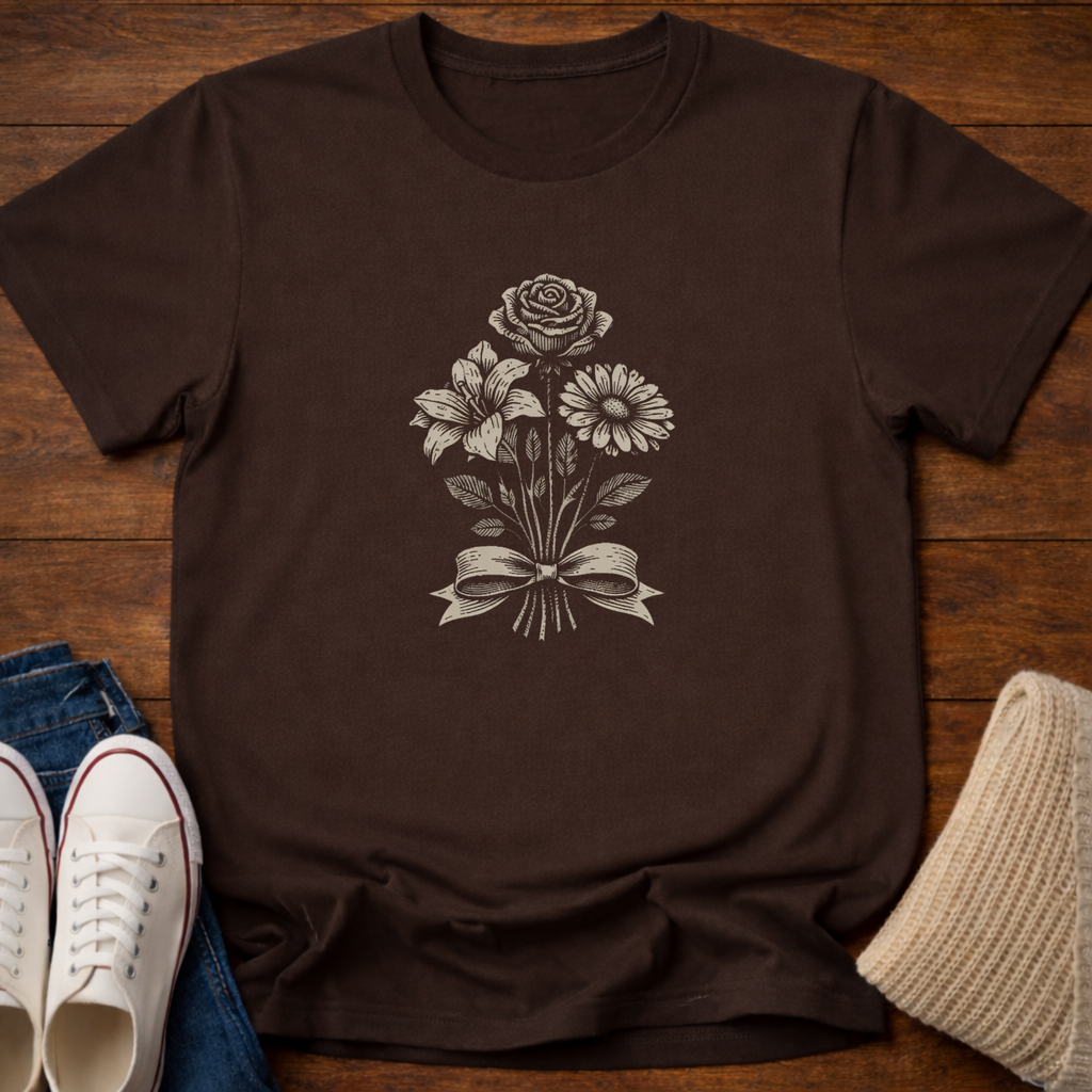 Bouquet and Ribbon T-Shirt