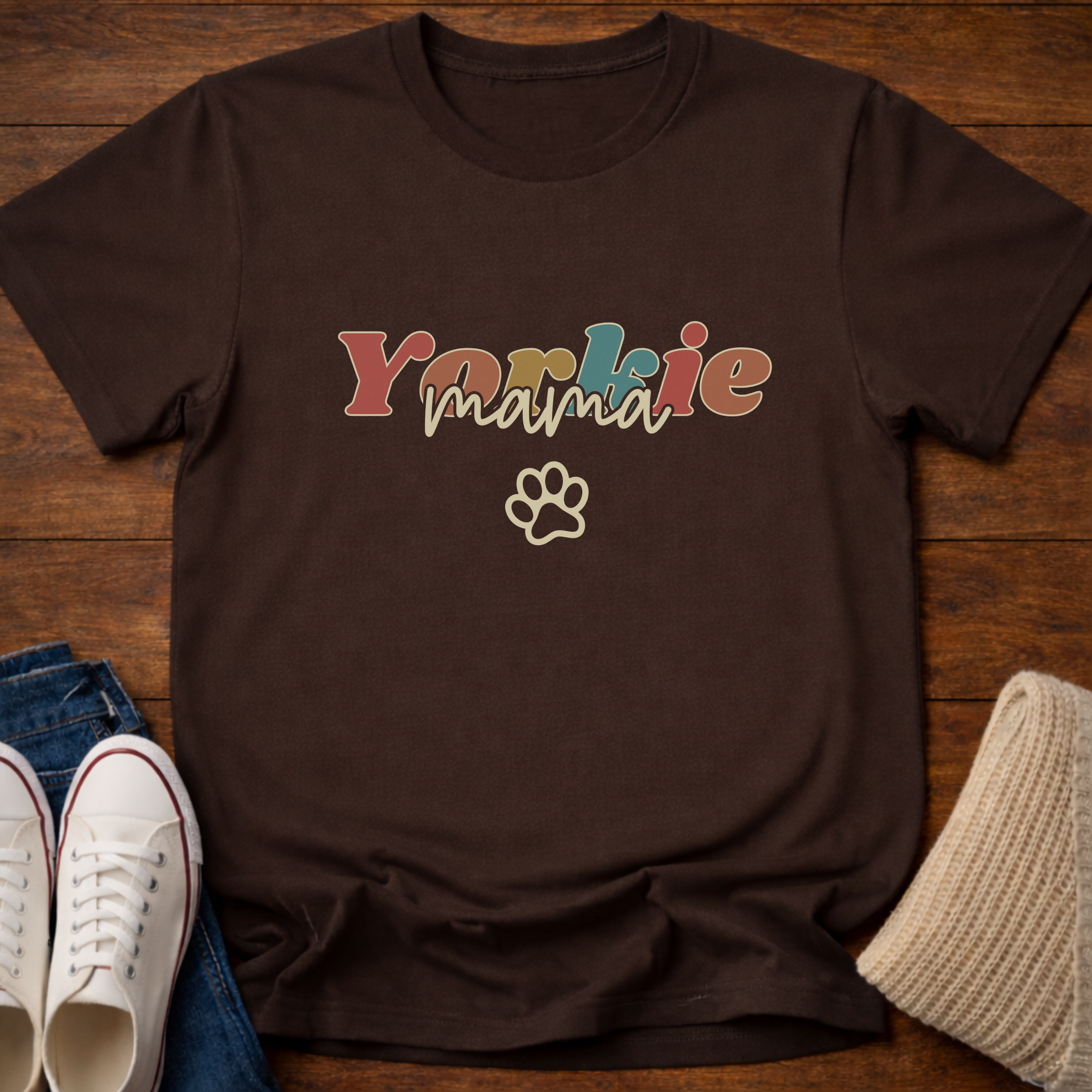 Retro Yorkie T-Shirt
