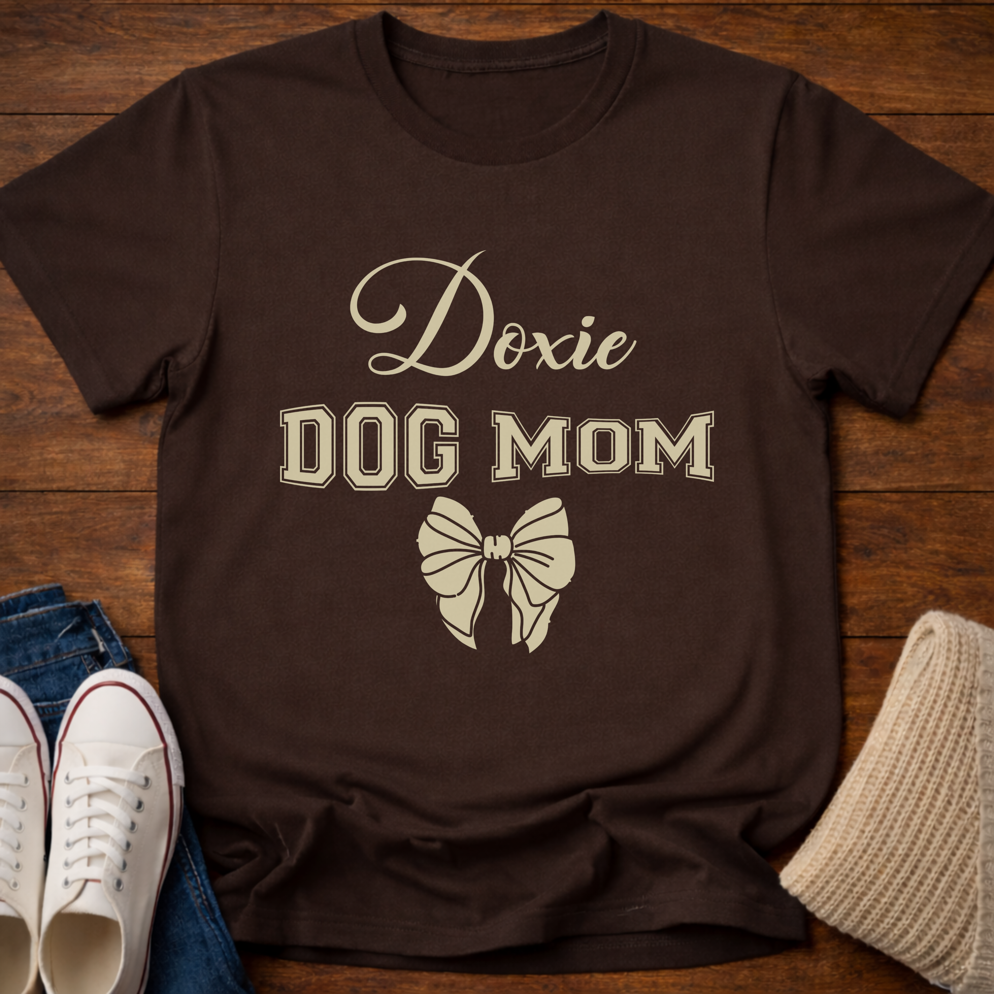 Doxie Mom Coquette T-Shirt
