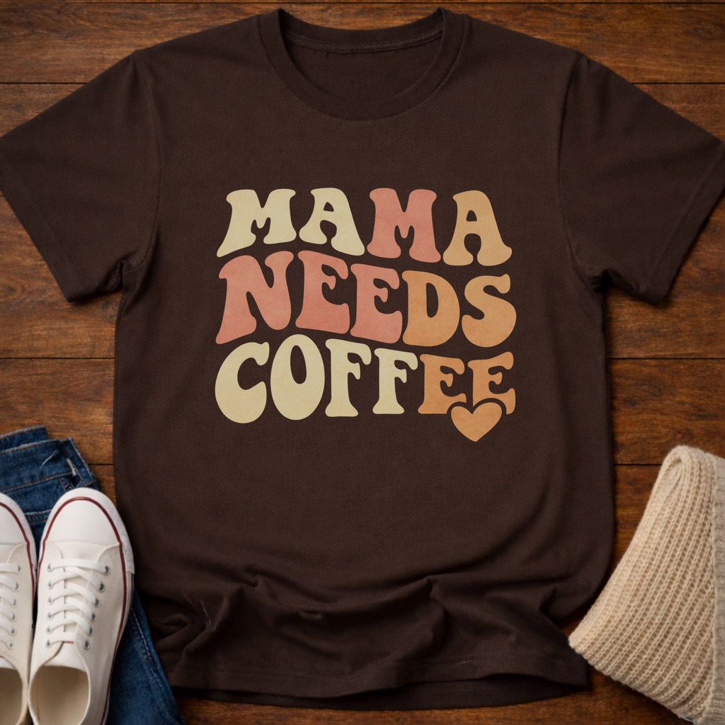 Retro Coffee Mama T-Shirt