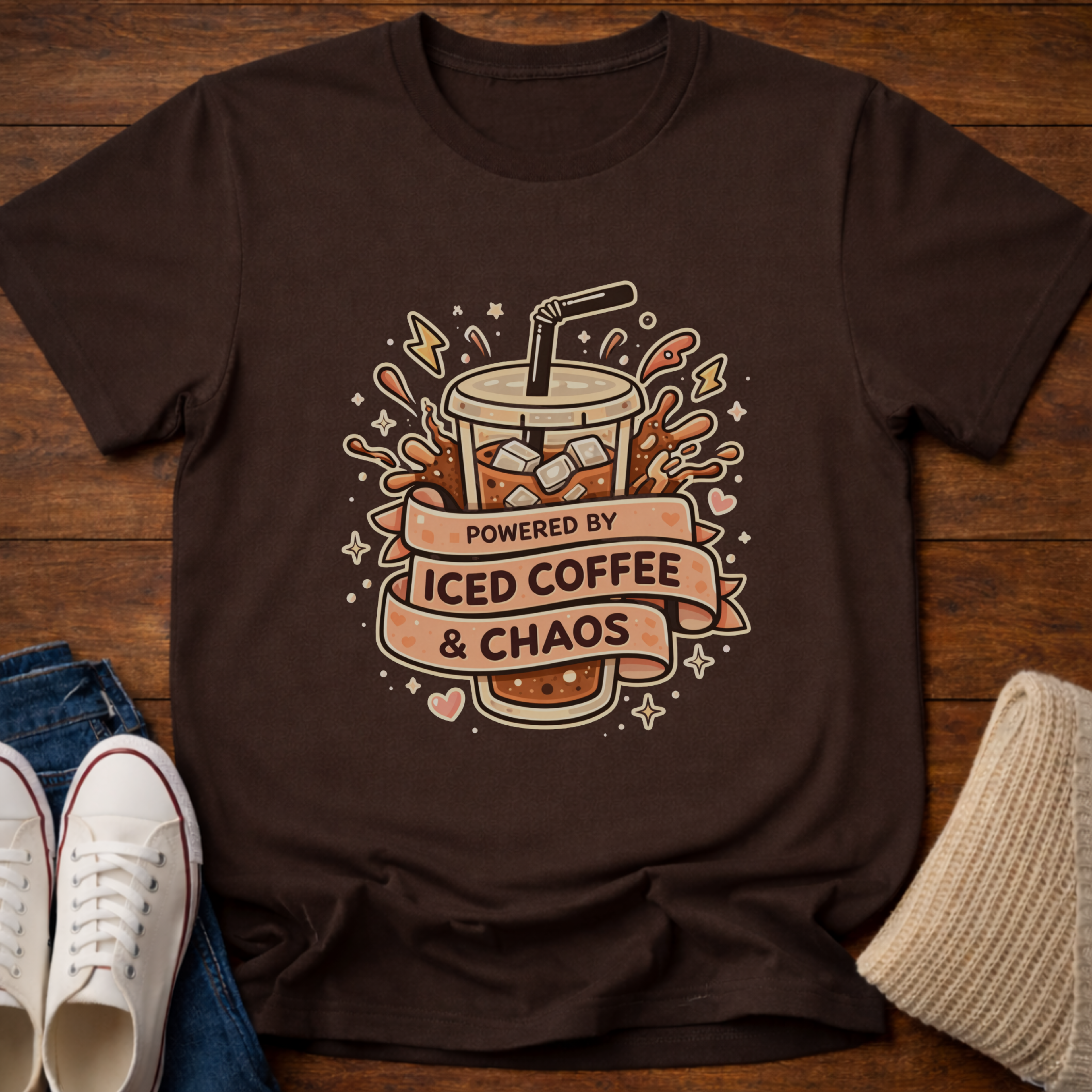 Iced Coffee + Chaos T-Shirt