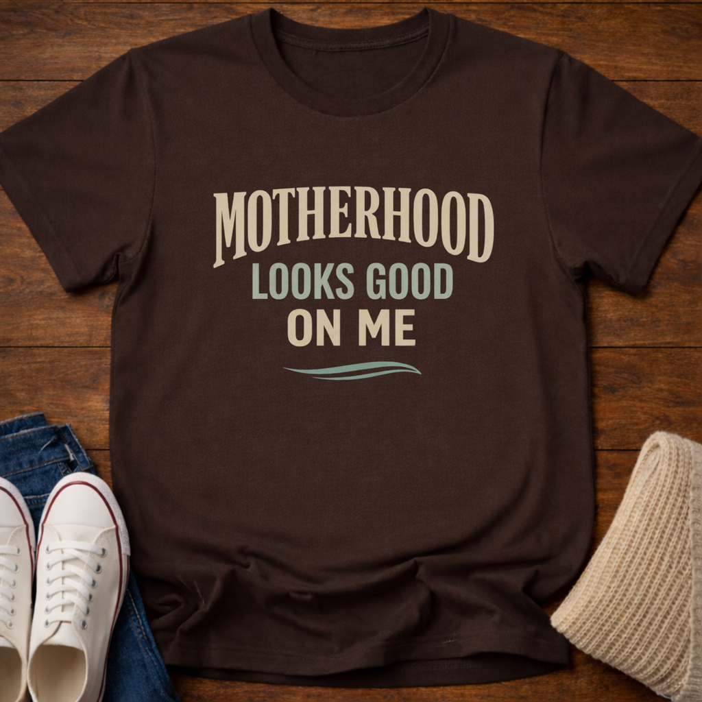 Motherhood Looks Good on Me T-Shirt
