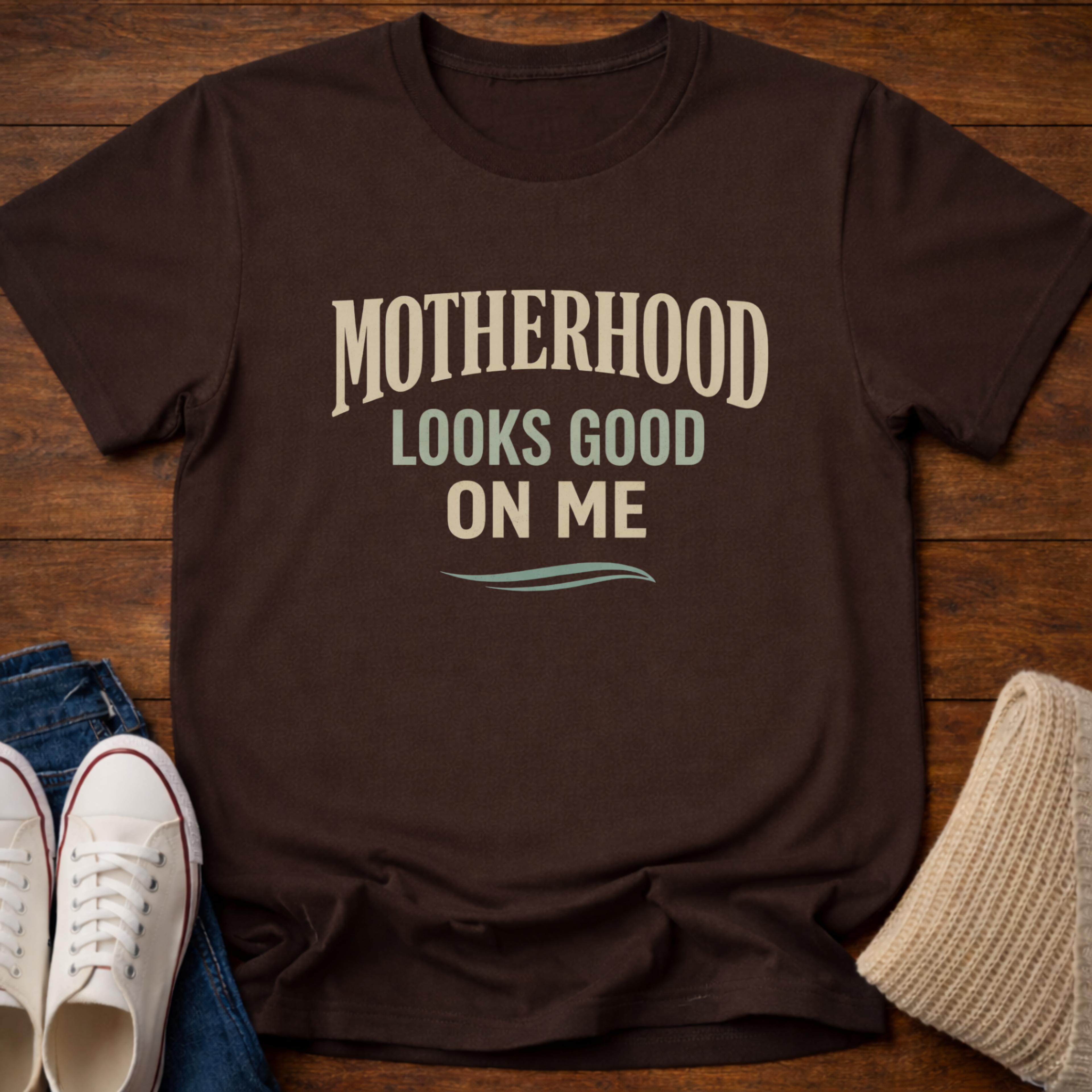 Motherhood Looks Good on Me T-Shirt