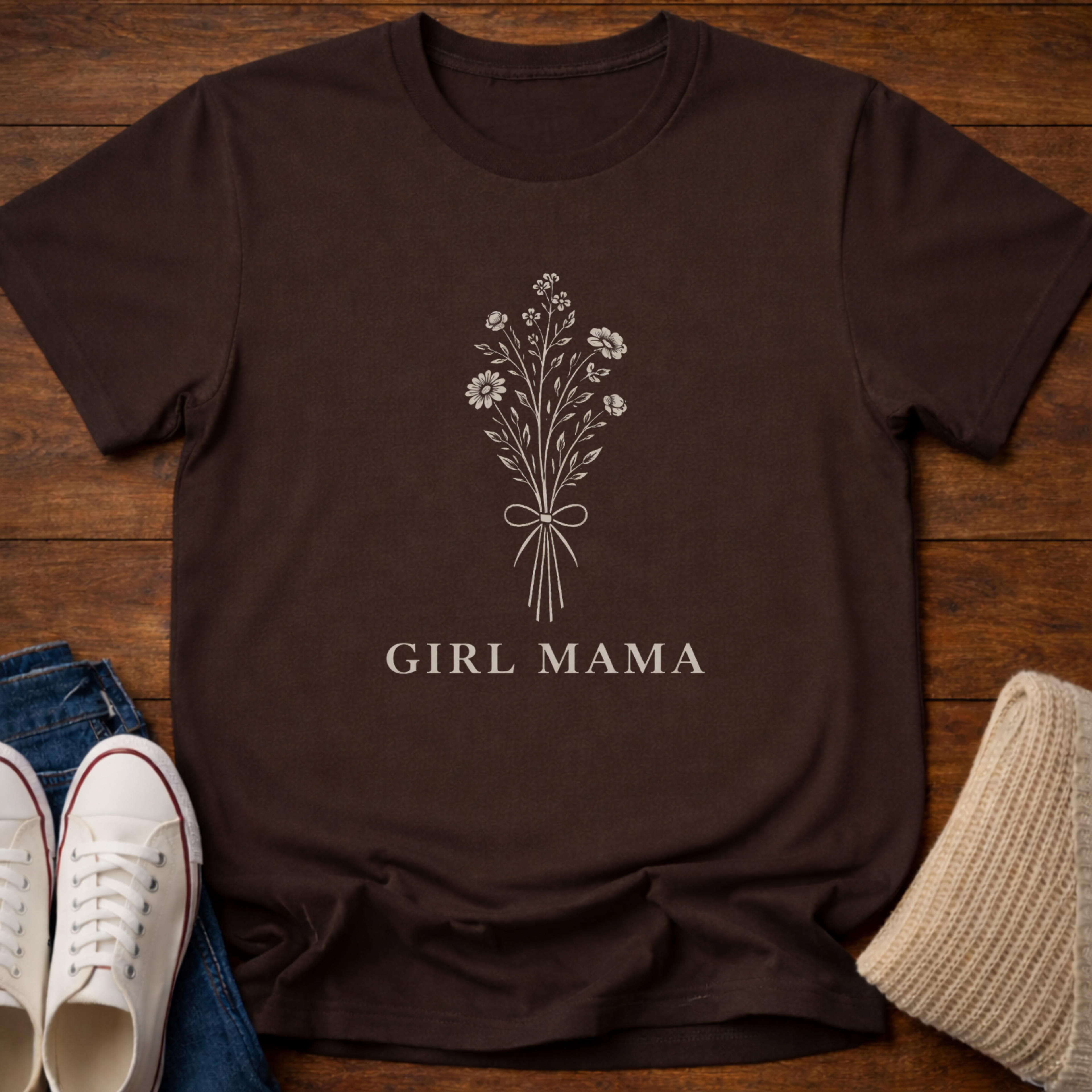 Girl Mama Floral T-Shirt