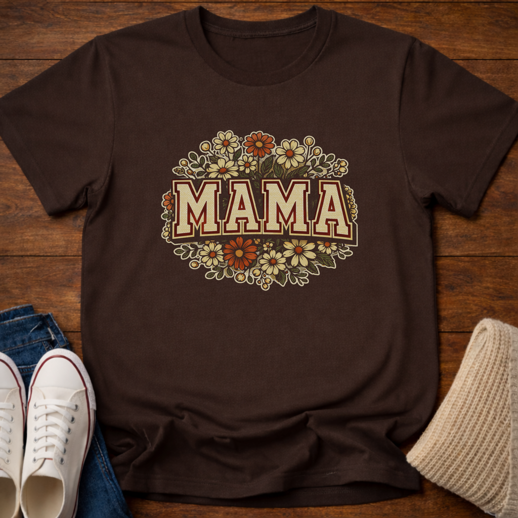 Mama Floral Burst T-Shirt