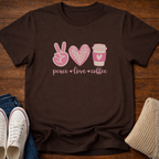 Peace Love Coffee T-Shirt