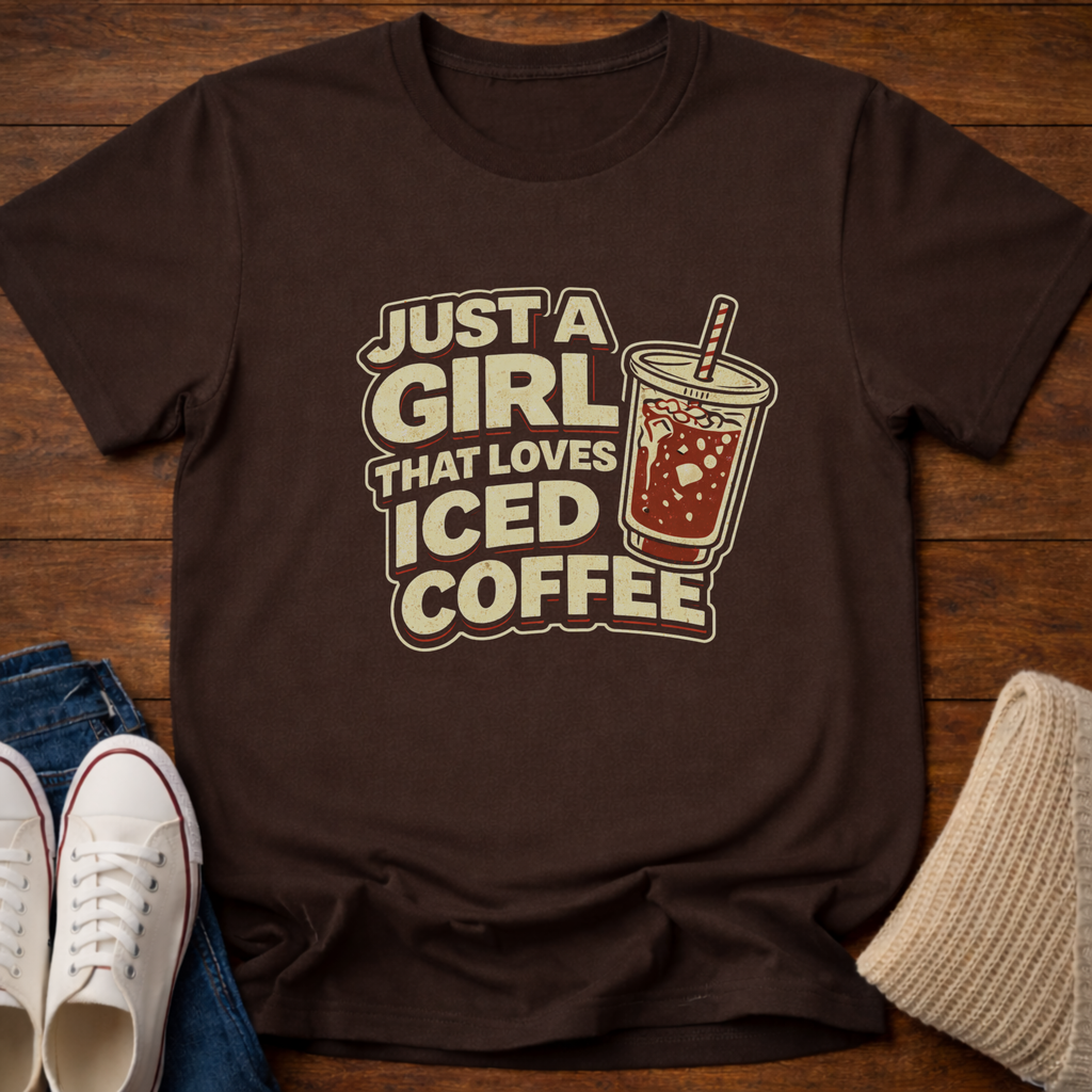 Just a Girl That Loves Iced Coffee T-Shirt