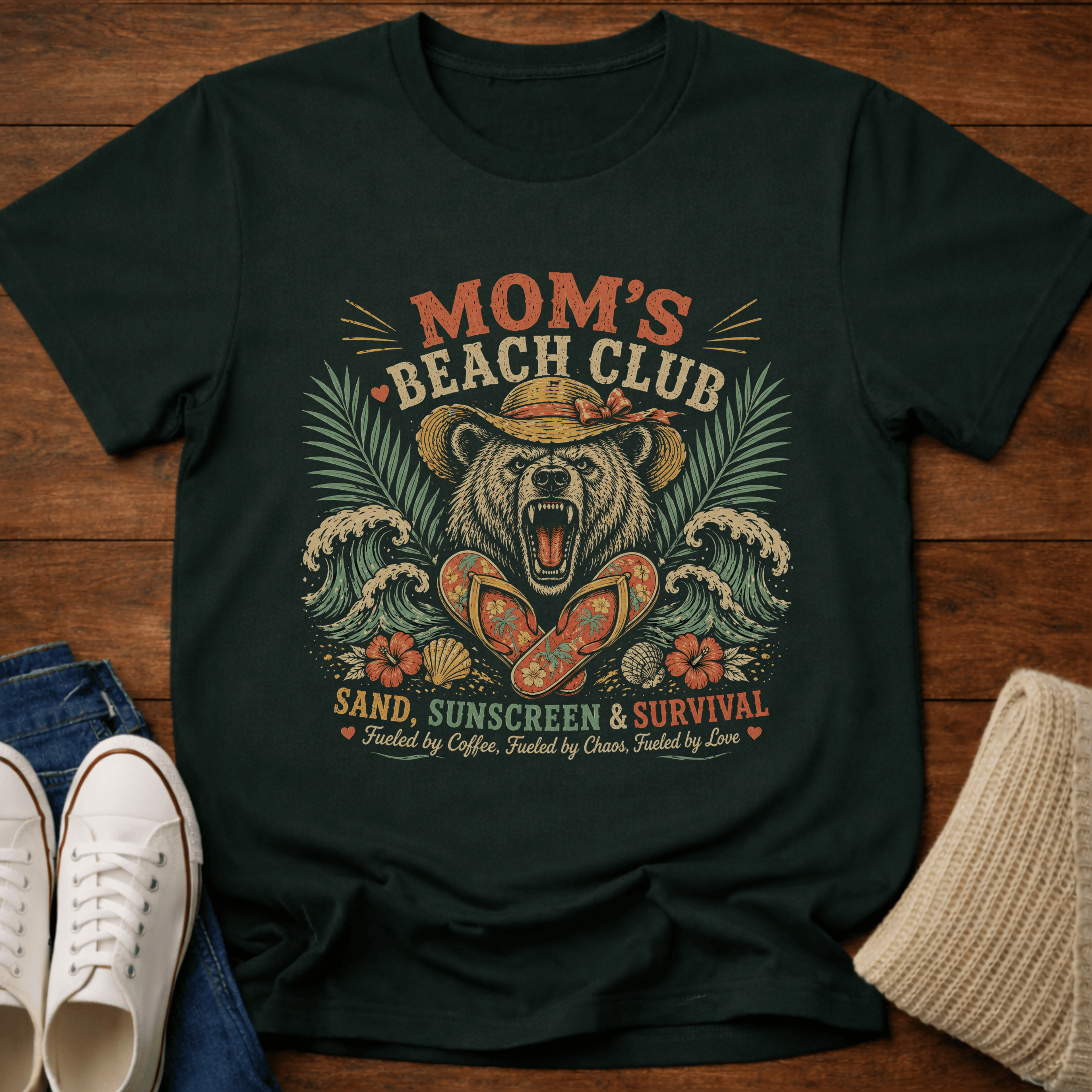 Mom's Beach Club T-Shirt