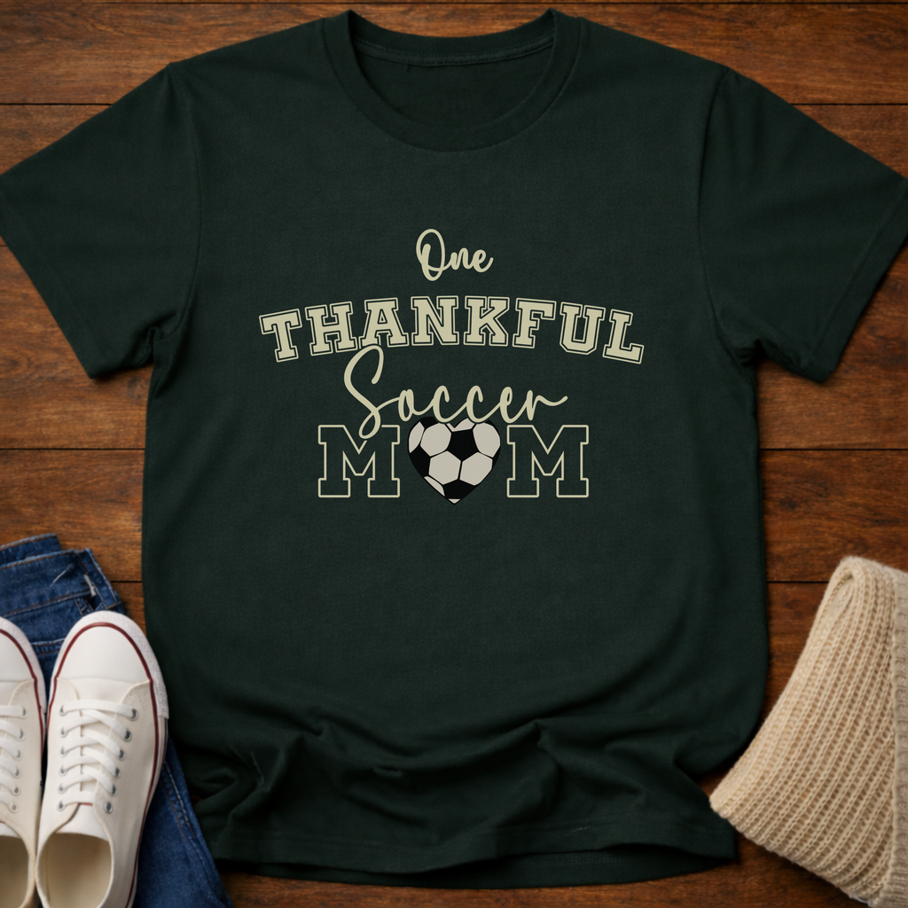 Thankful Soccer Mom T-Shirt