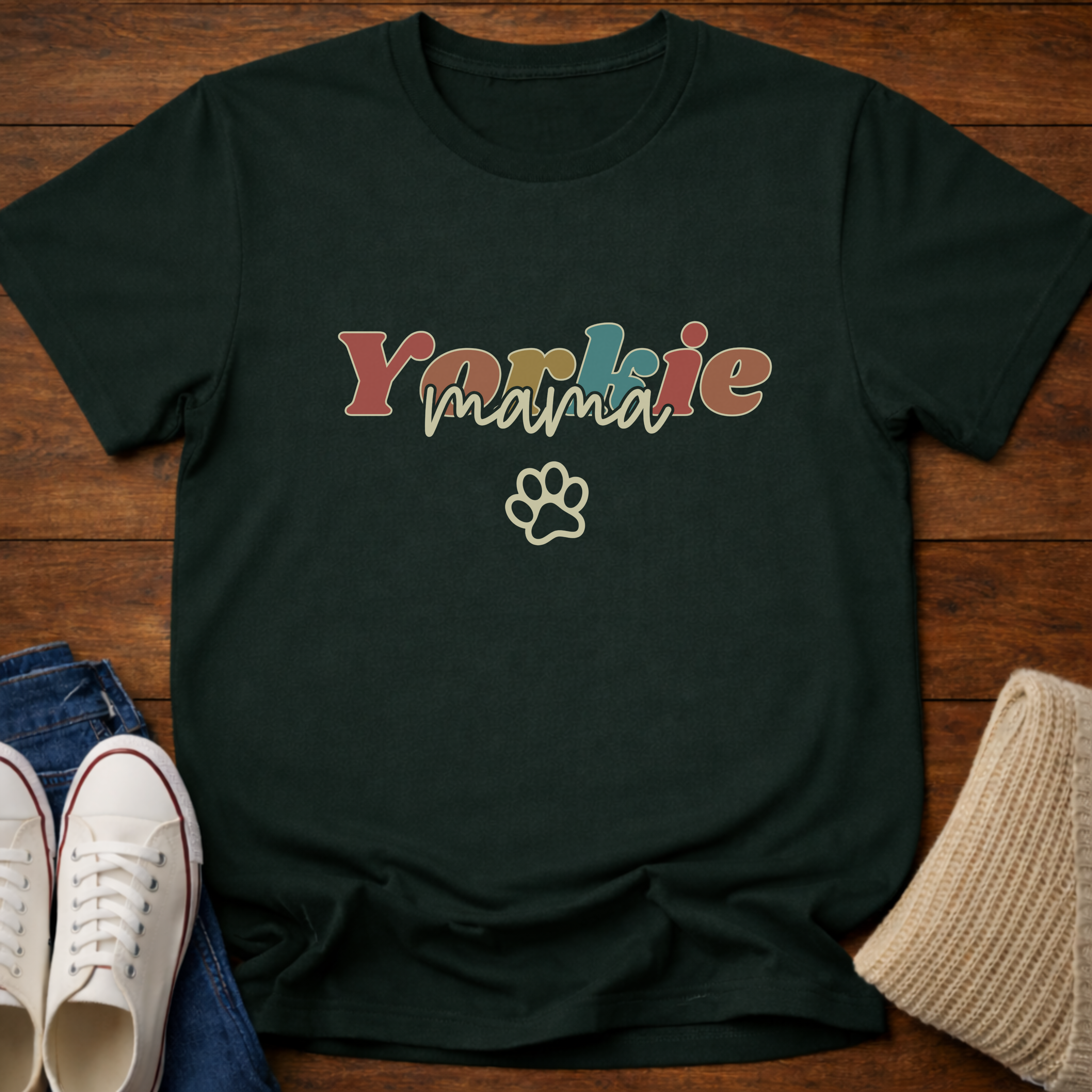 Retro Yorkie T-Shirt