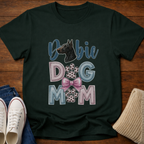 Dobie Dog Mom Paw Print T-Shirt