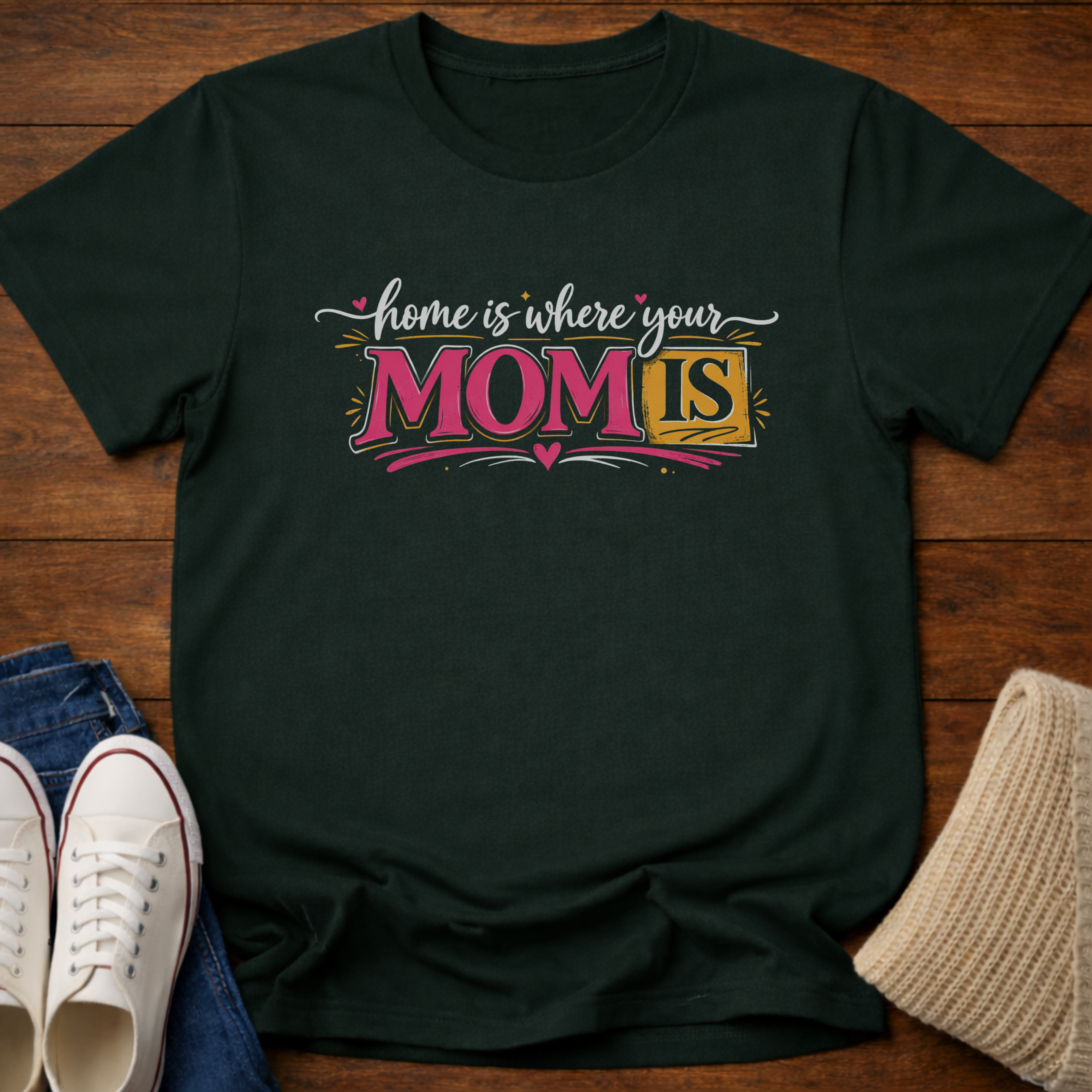 Home Is Where Your Mom Is T-Shirt