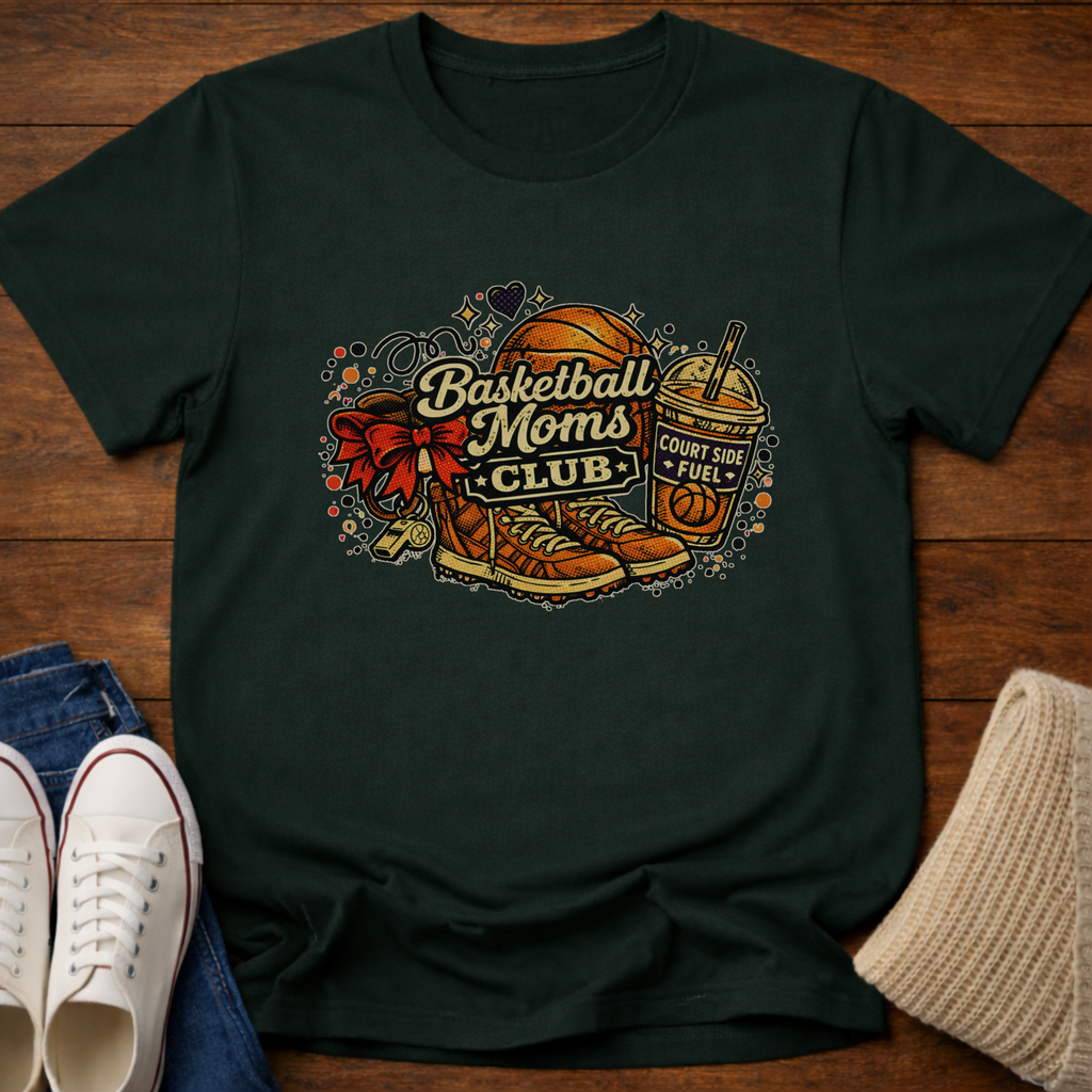 Basketball Moms Club T-Shirt