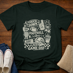 Football Mom Doodle T-Shirt