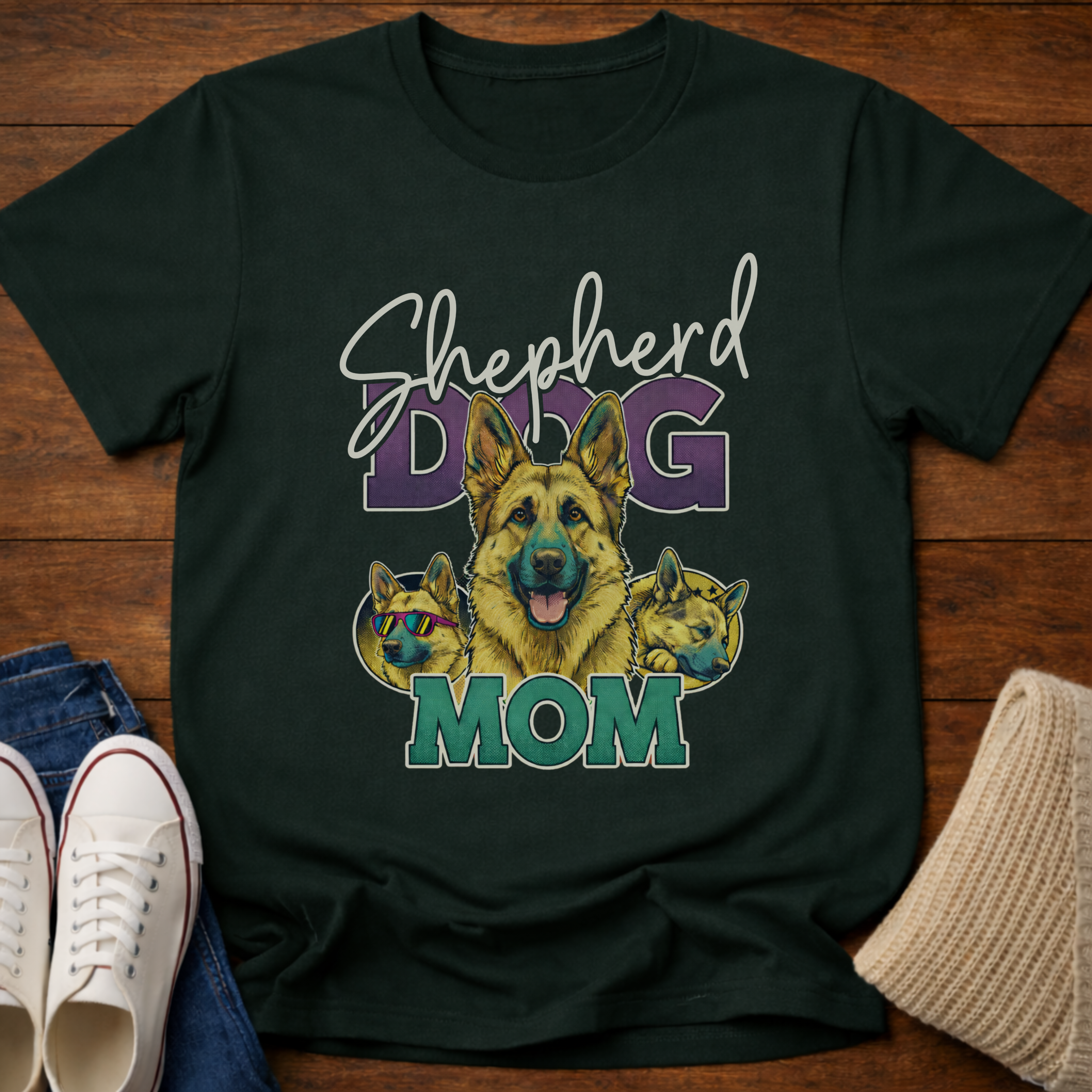 90's Retro Shepherd T-Shirt