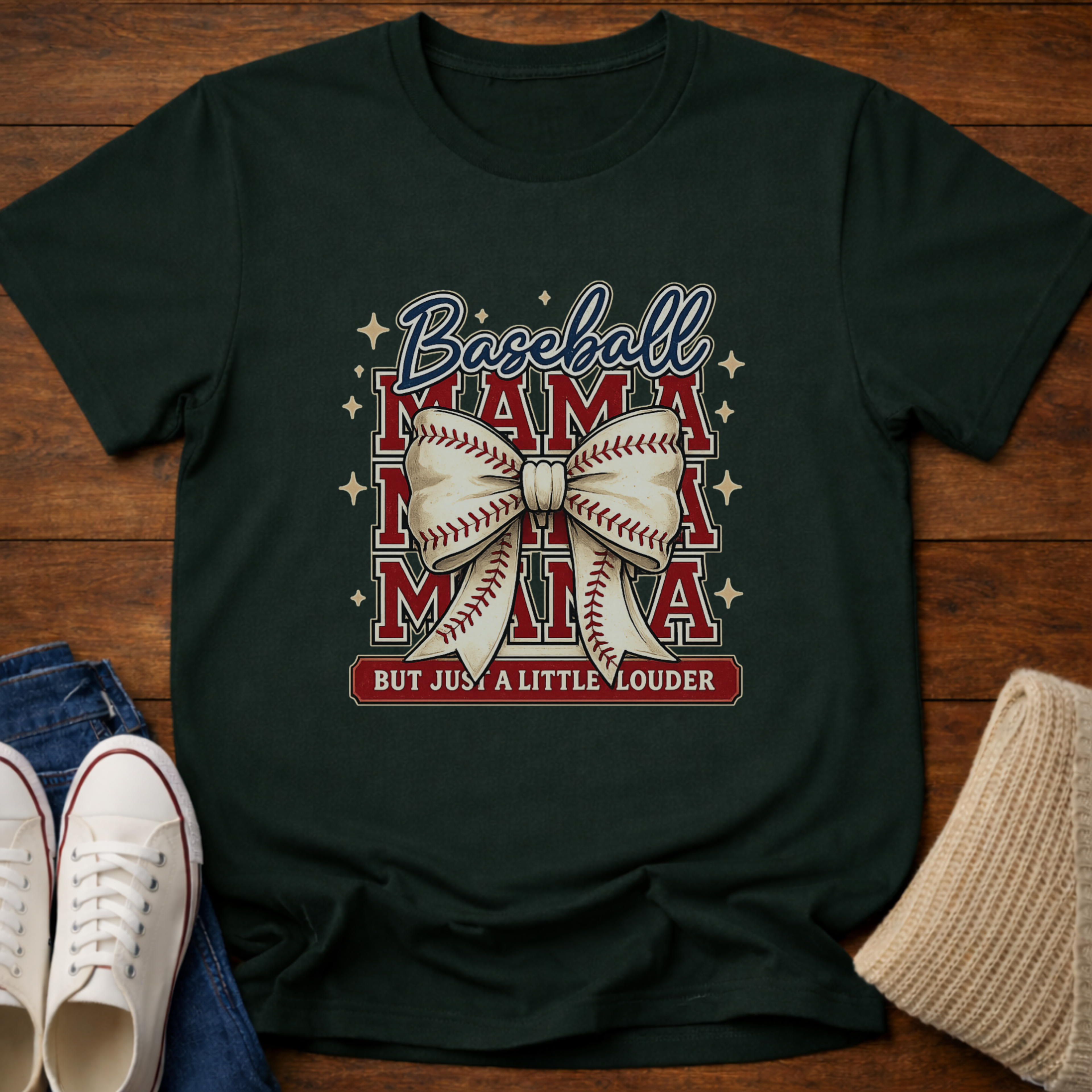 Baseball Mama Coquette T-Shirt