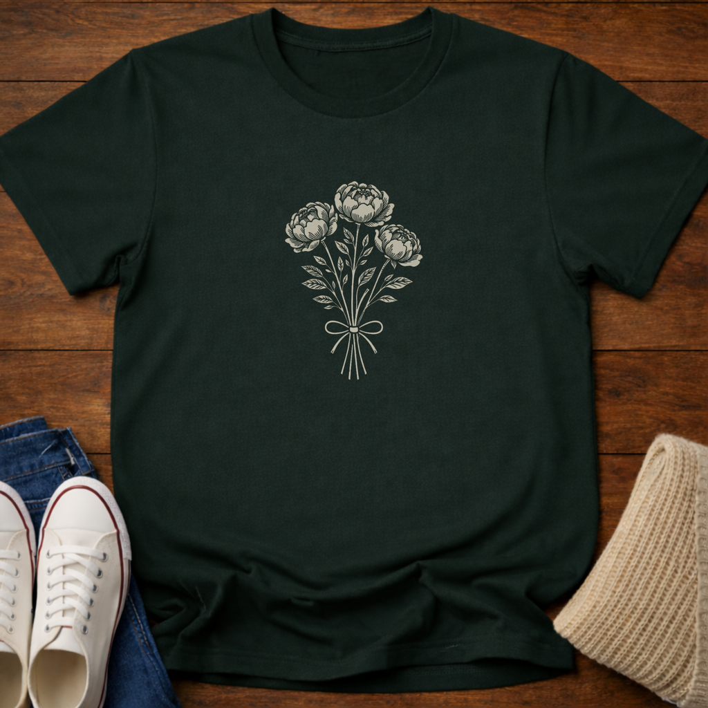 Floral Minimalist T-Shirt