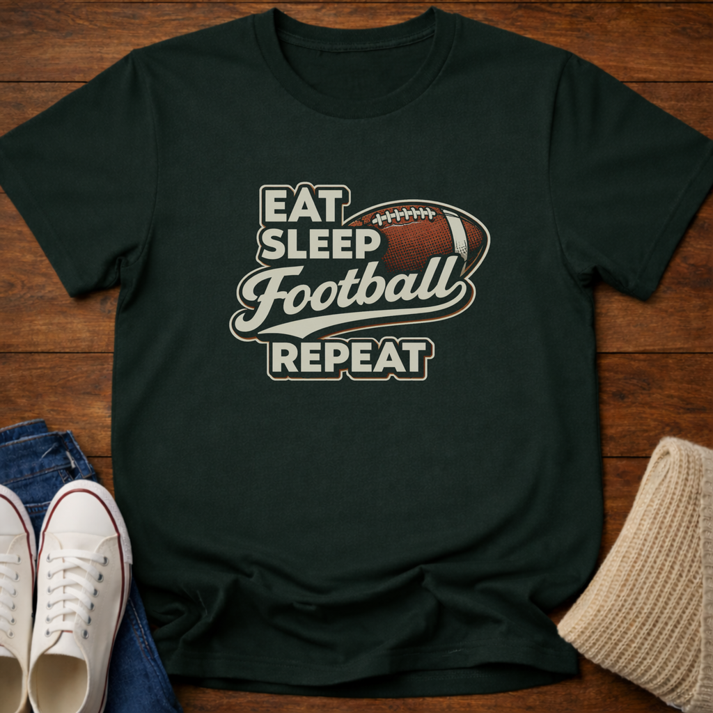Football Repeat T-Shirt