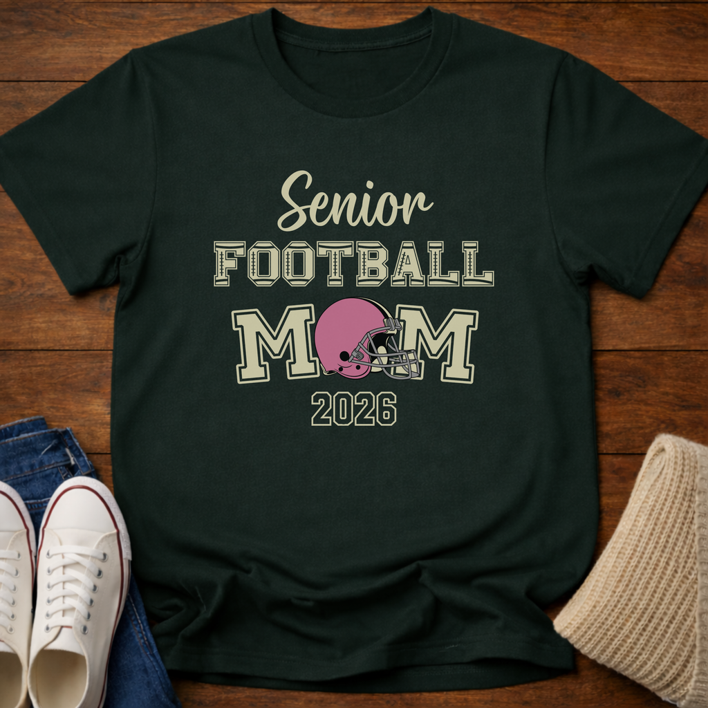Senior Football Mom 2026 T-Shirt