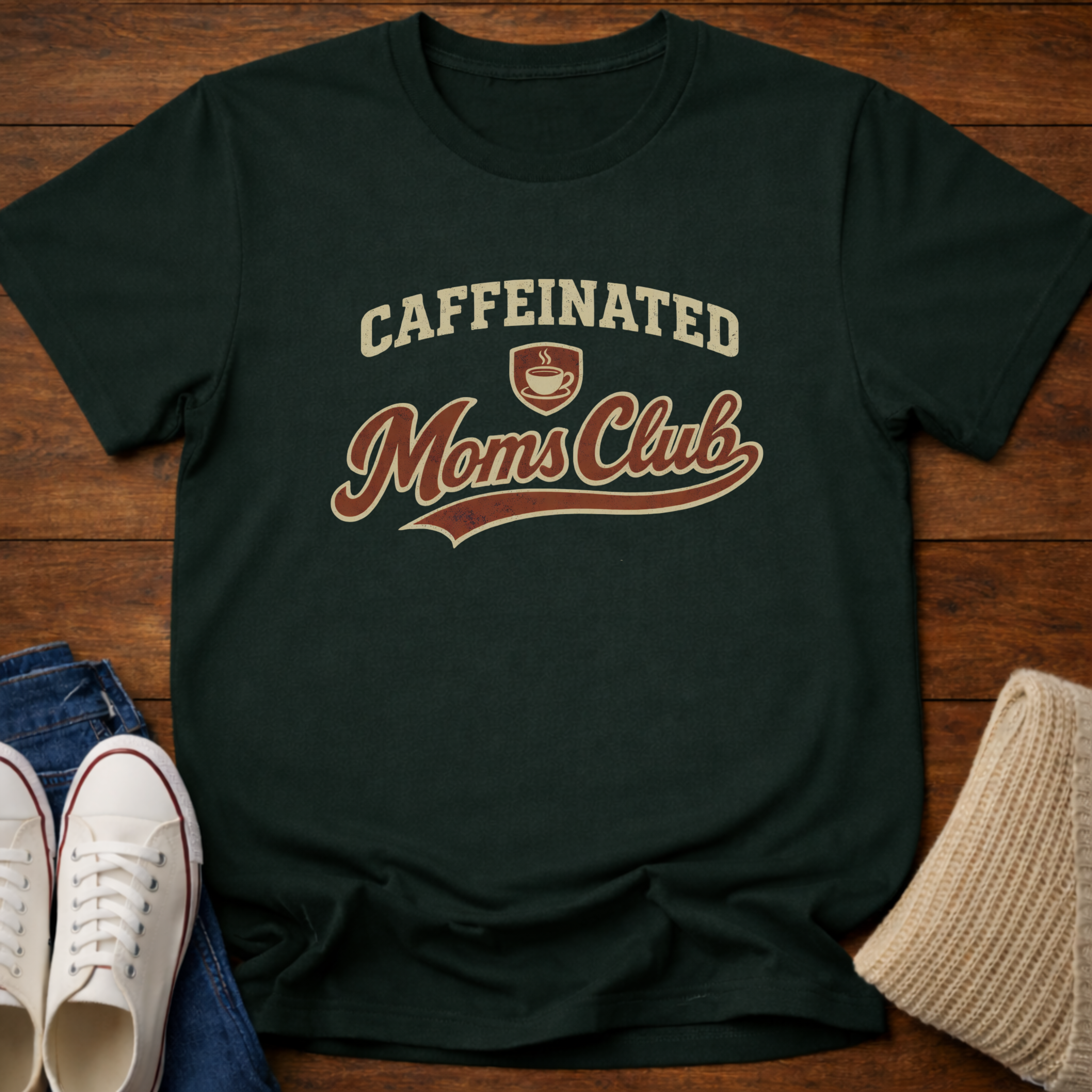 Caffeinated Moms Club T-Shirt