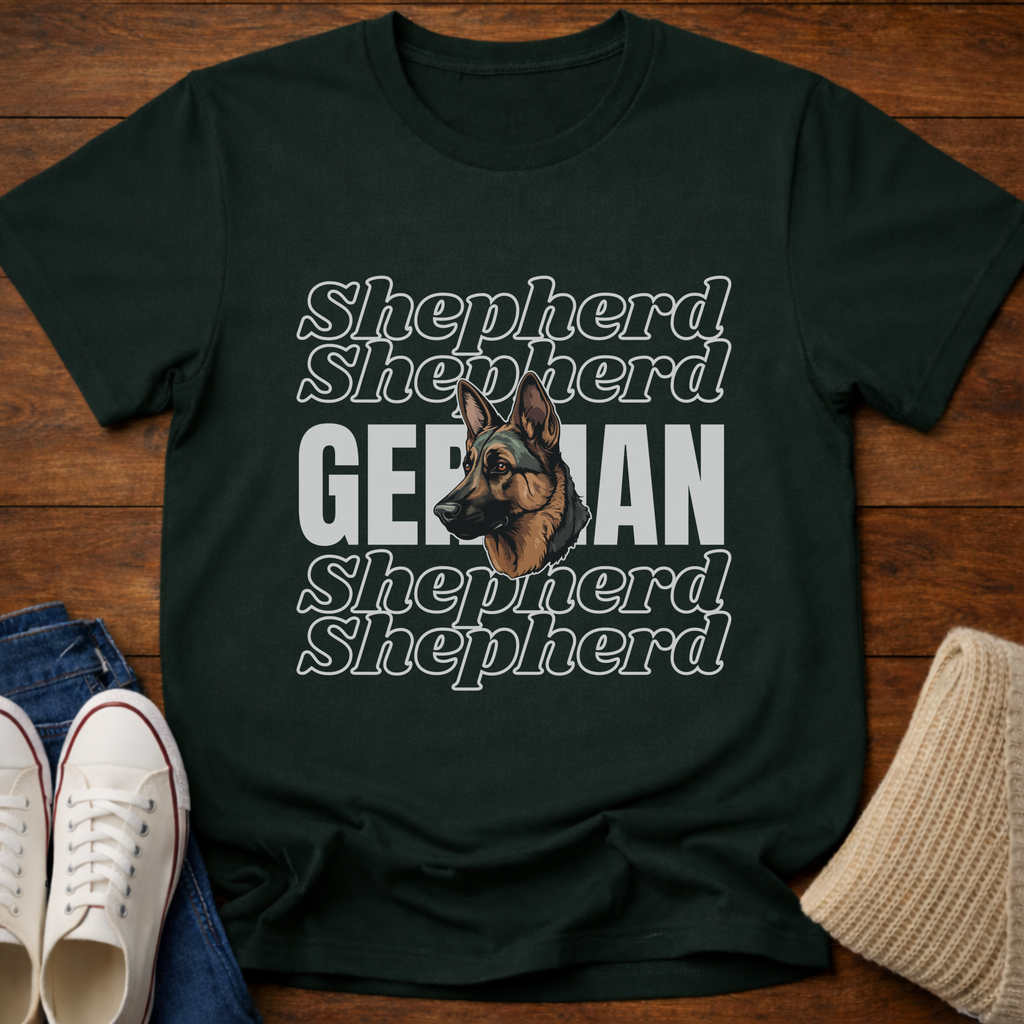 Retro Shepherd Mom T-Shirt