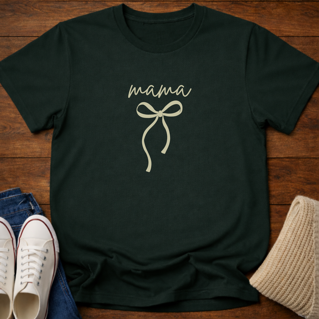 Minimalist Mama Ribbon T-Shirt