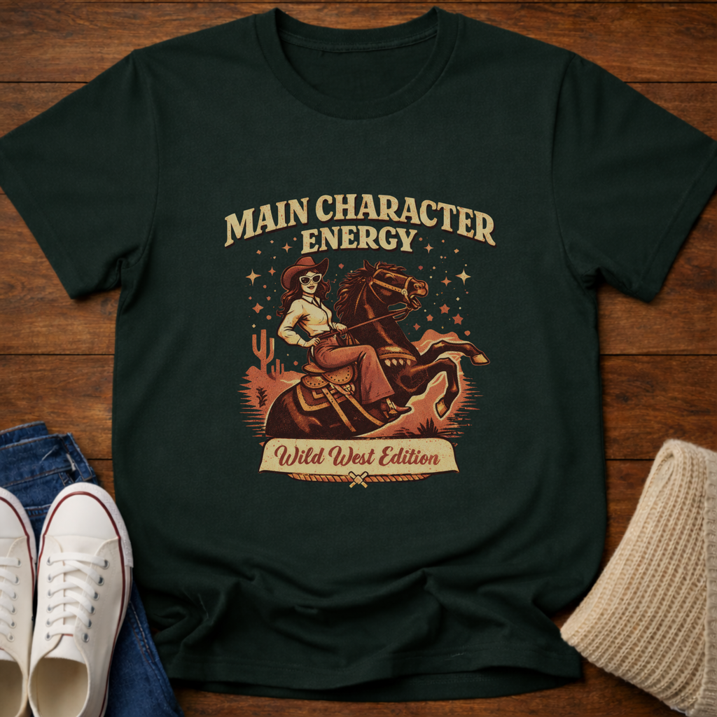 Main Character Energy Wild West Edition T-Shirt