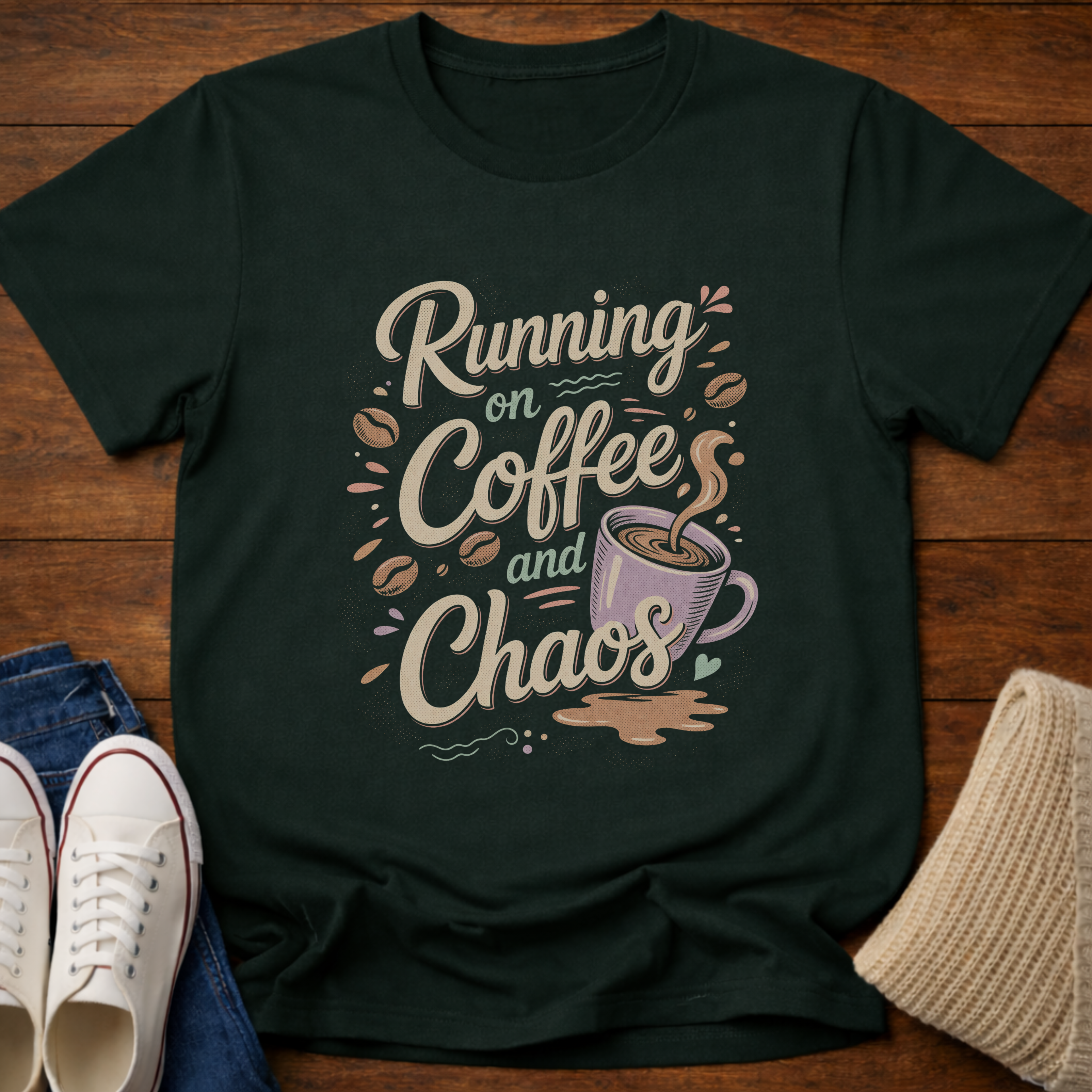 Running on Coffee T-Shirt