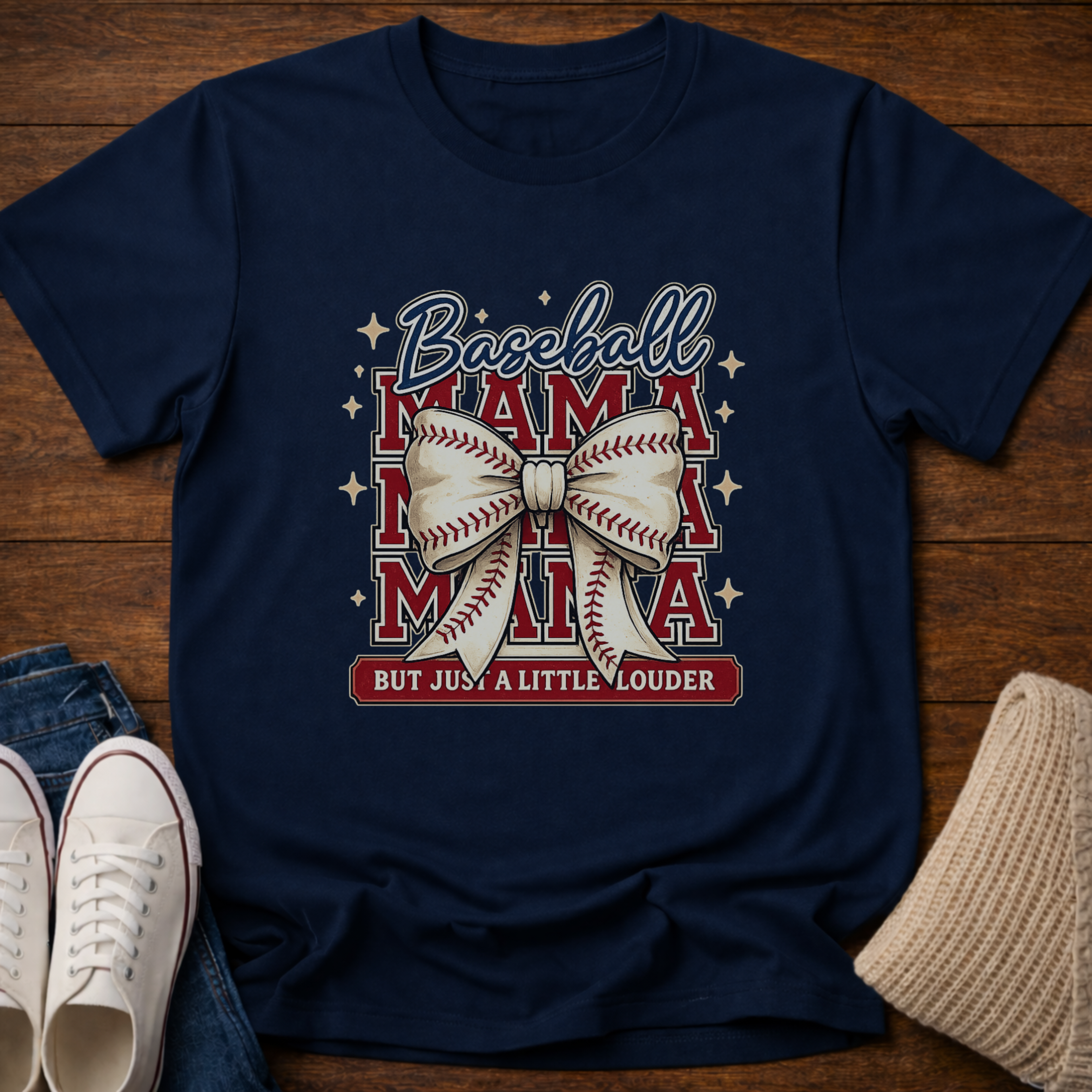 Baseball Mama Coquette T-Shirt