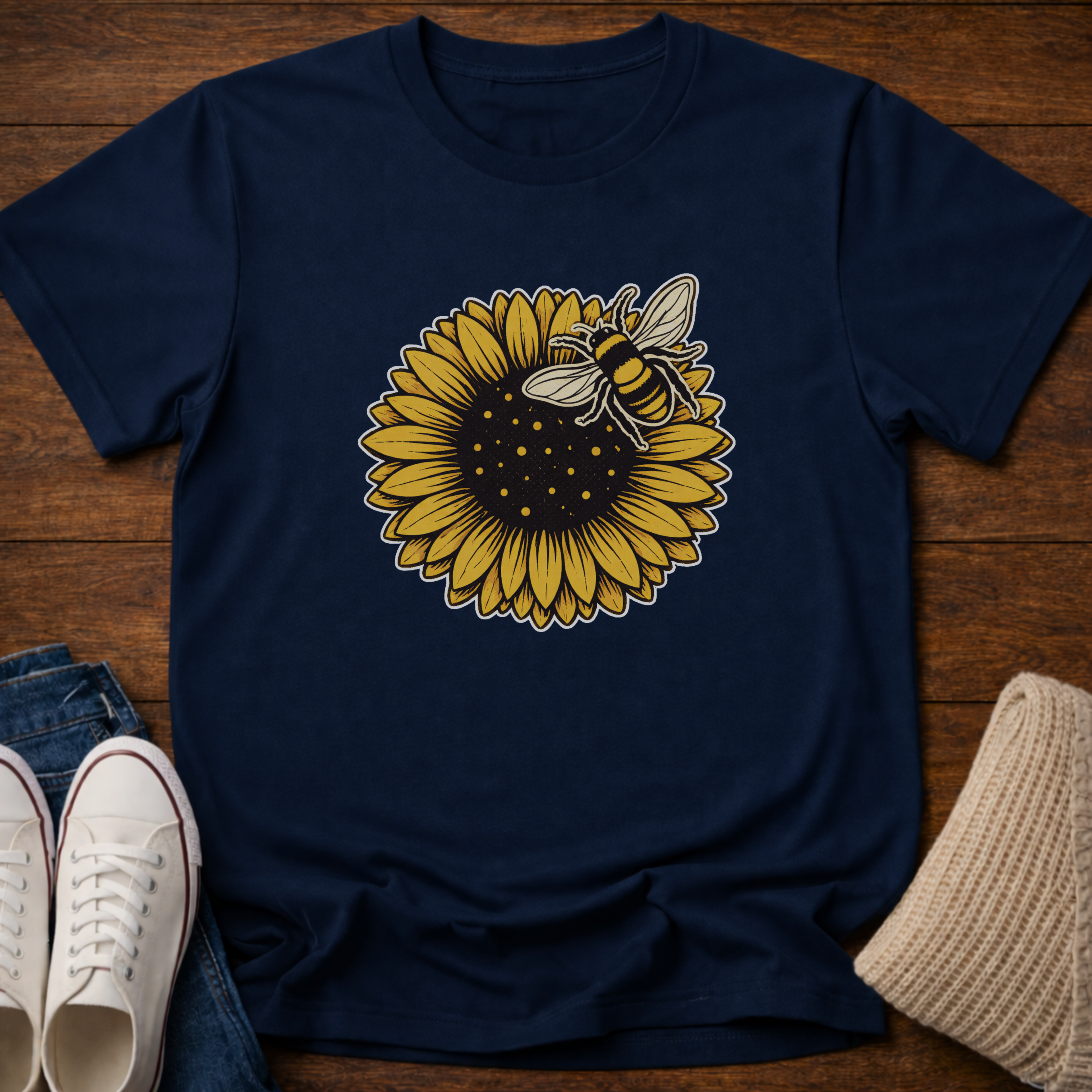 Sunflower Bee T-Shirt