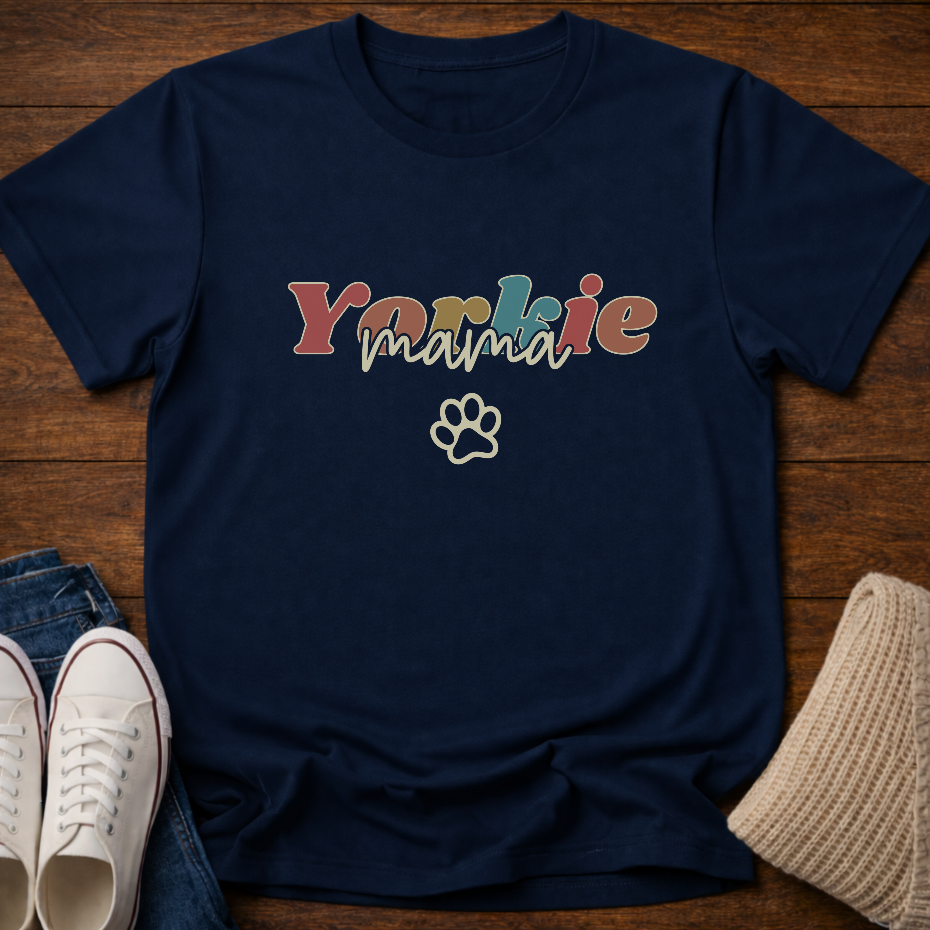 Retro Yorkie T-Shirt