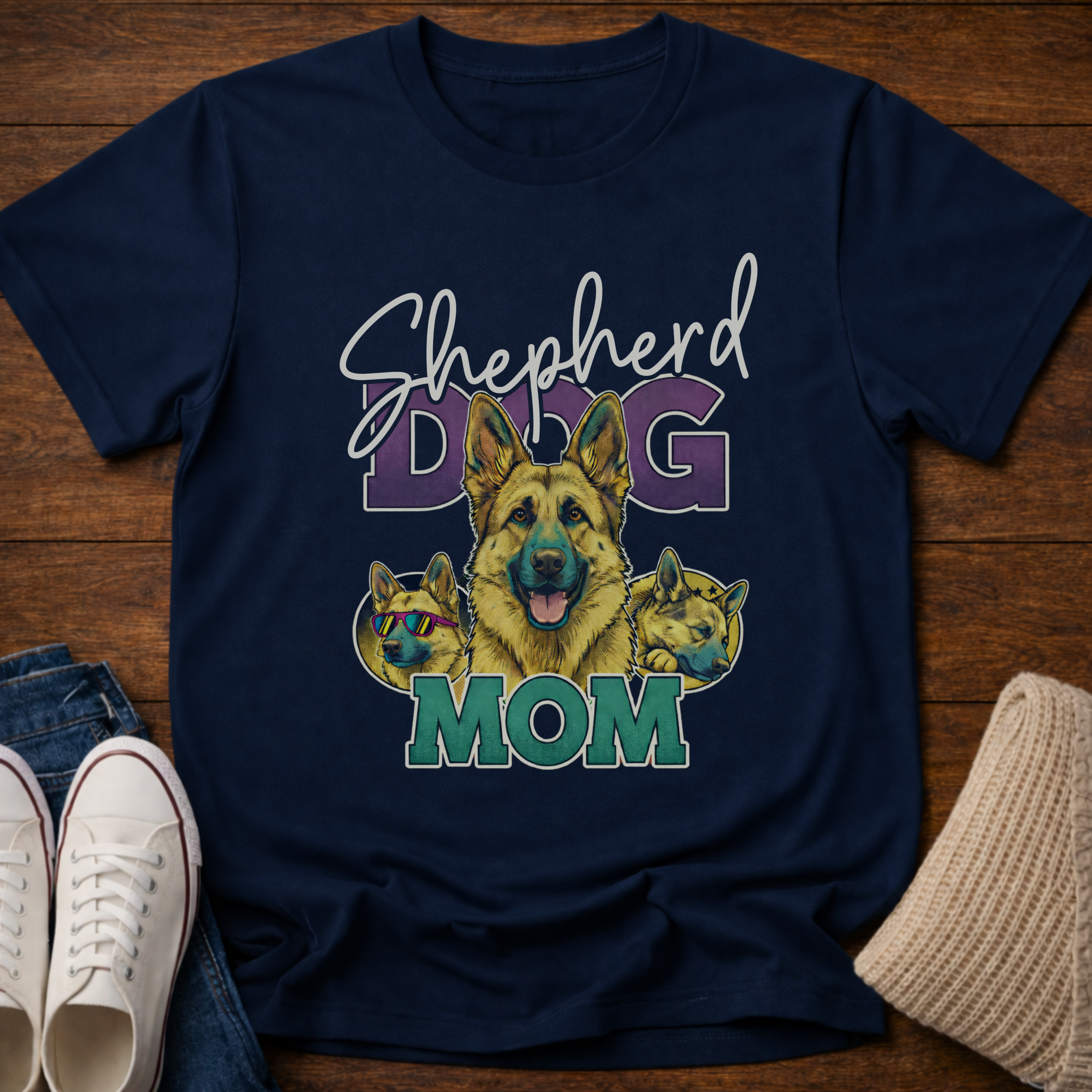 90's Retro Shepherd T-Shirt