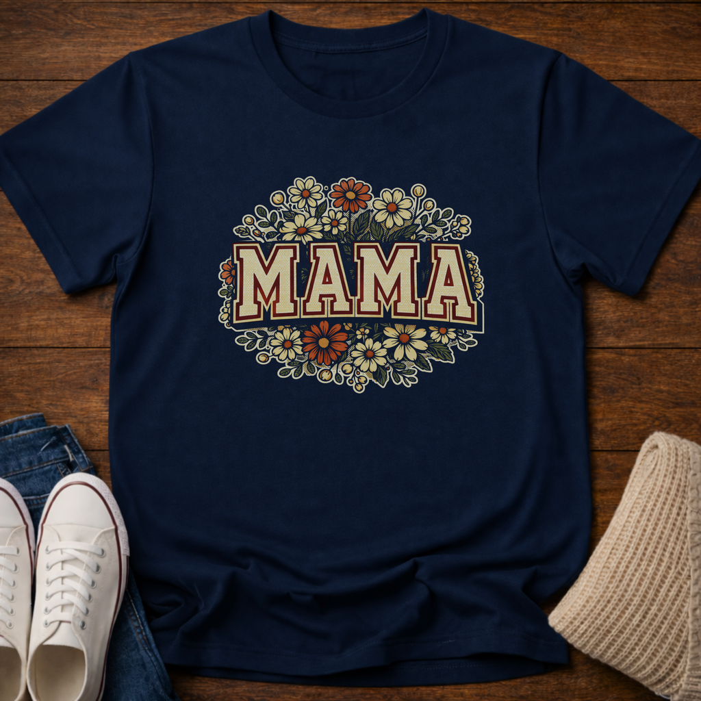 Mama Floral Burst T-Shirt