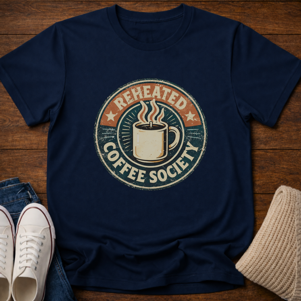 Reheated Coffee Society T-Shirt