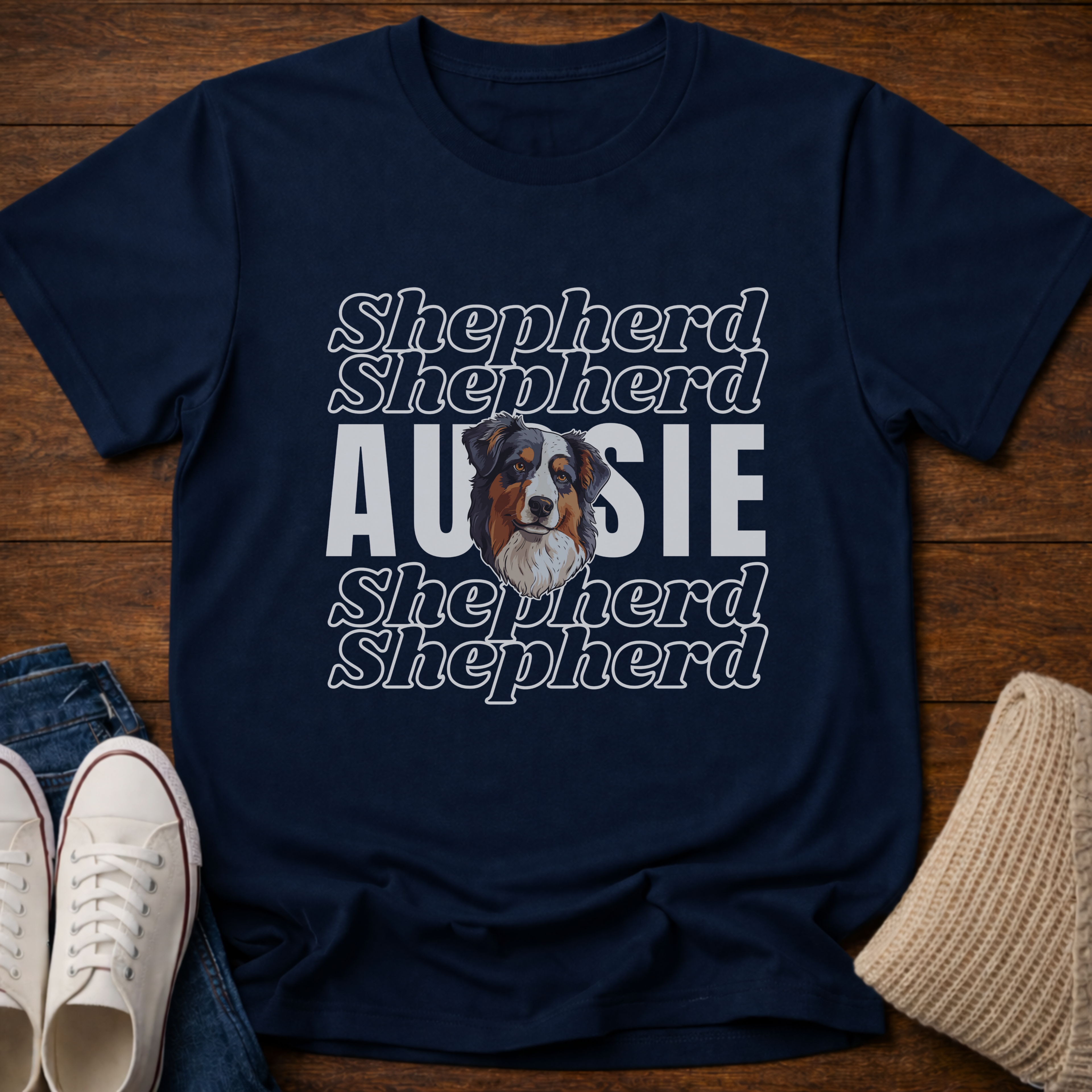 Retro Aussie Mom T-Shirt