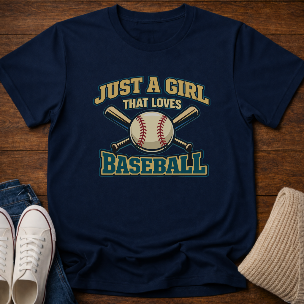Just Baseball Girl T-Shirt