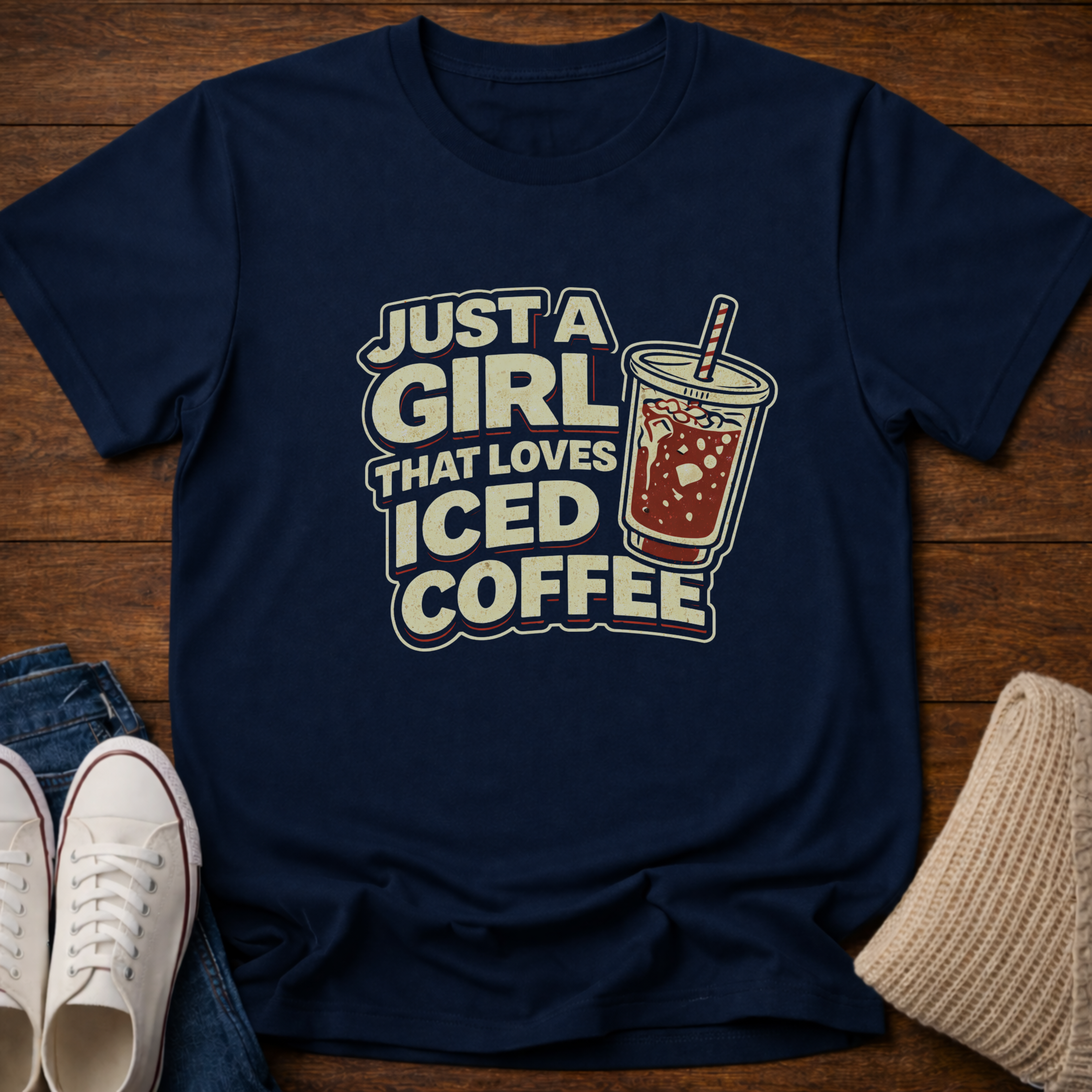 Just a Girl That Loves Iced Coffee T-Shirt