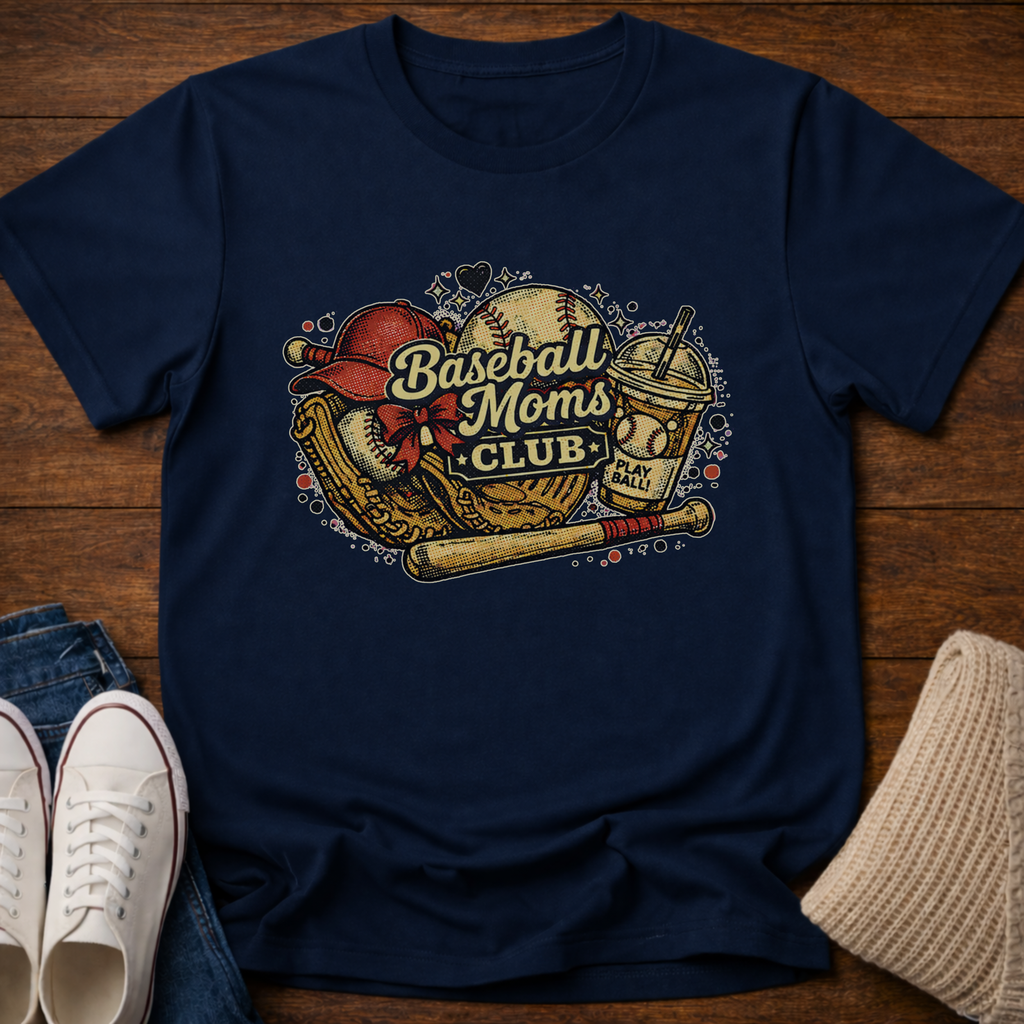 Baseball Moms Club T-Shirt