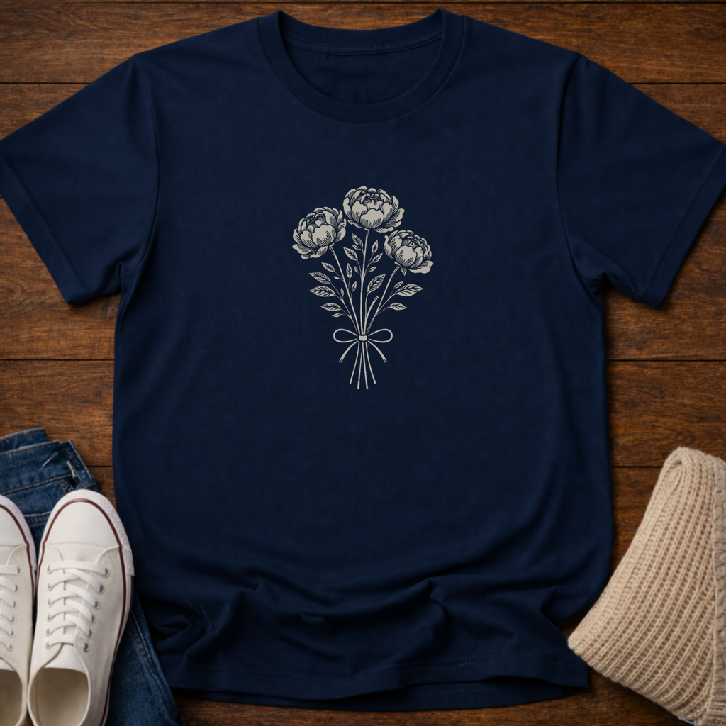 Floral Minimalist T-Shirt