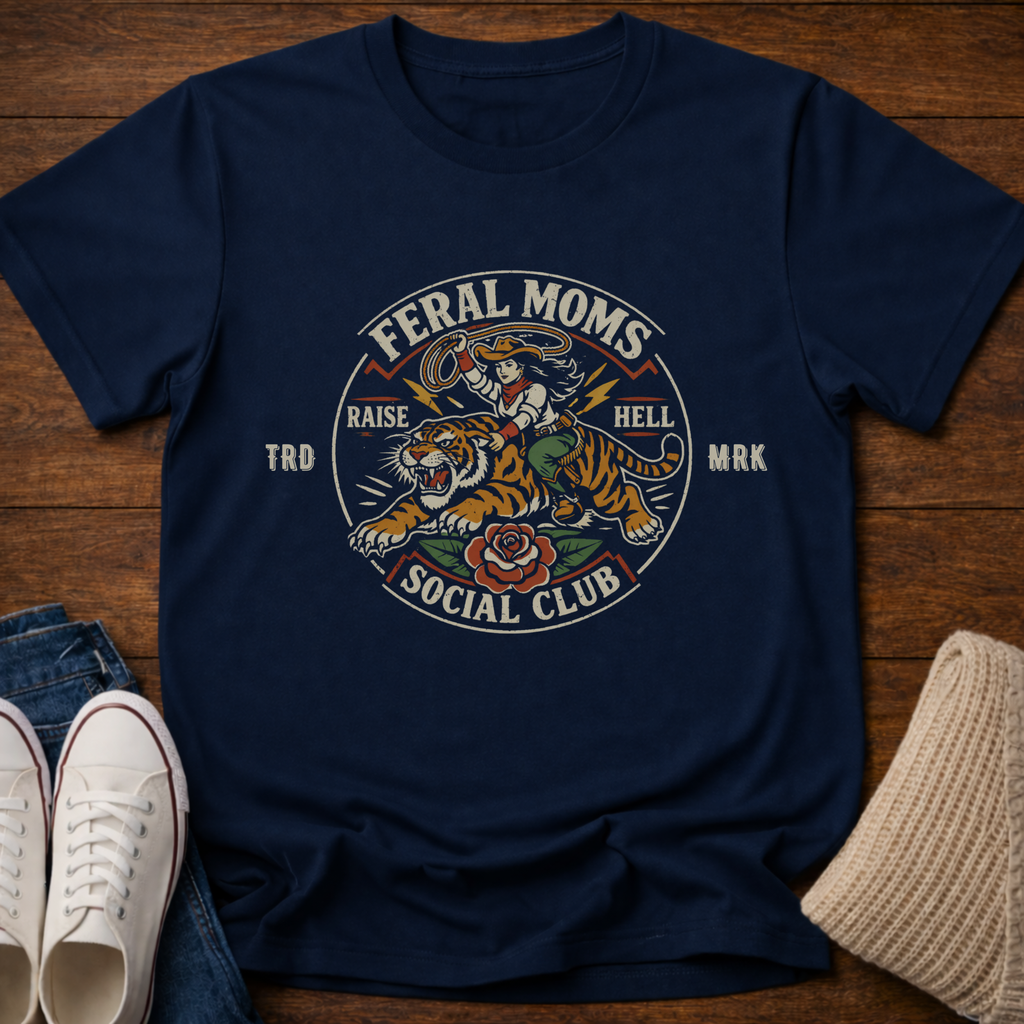 Feral Moms Social Club Raise Hell T-Shirt