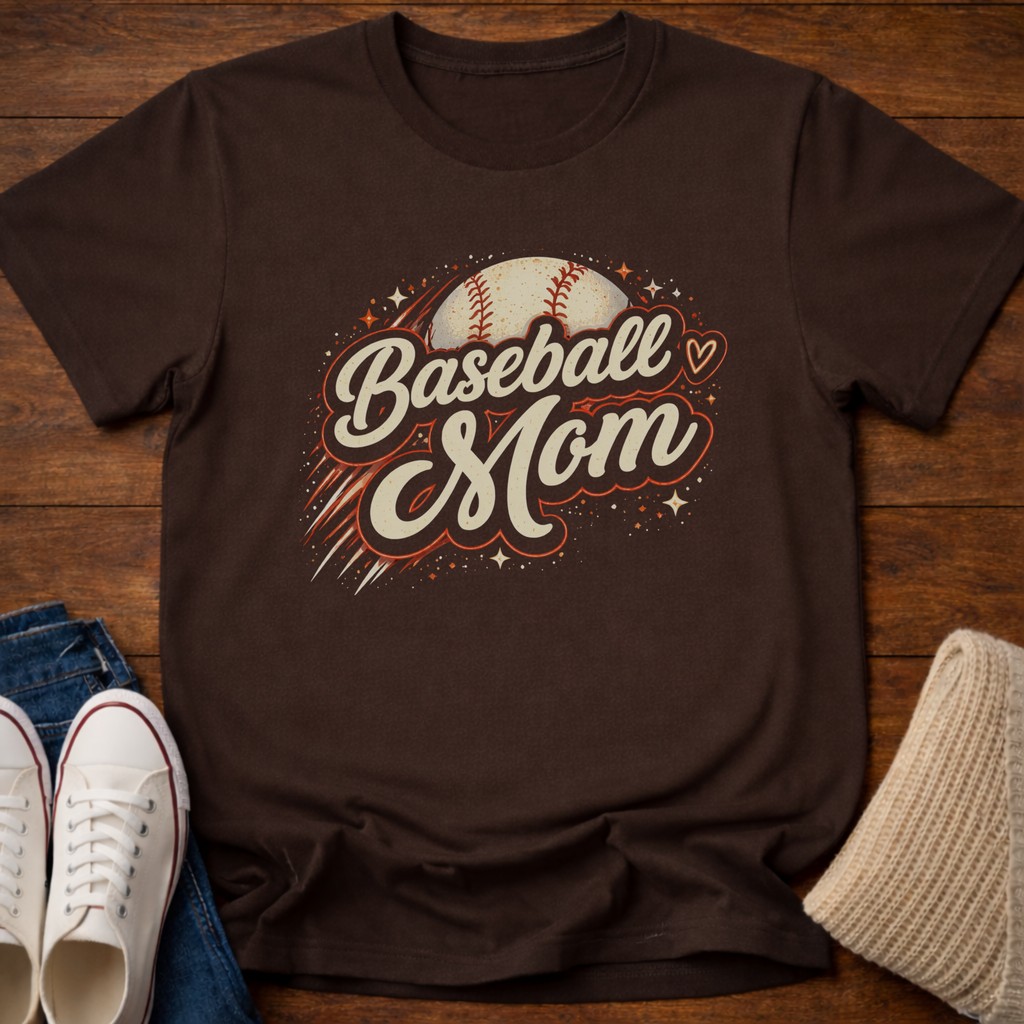 Baseball Mom Sparkle T-Shirt