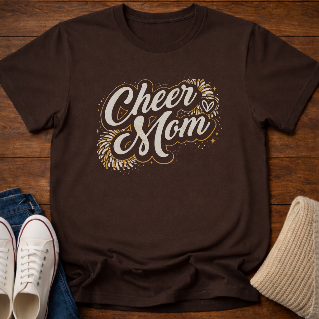 Cheer Mom Sparkle T-Shirt
