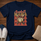 Retro Baseball Mama T-Shirt