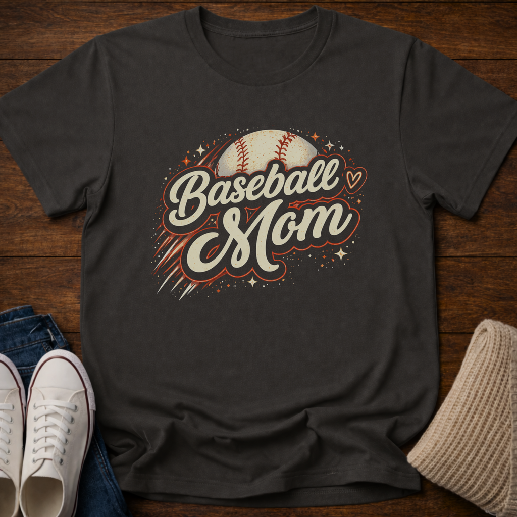 Baseball Mom Sparkle T-Shirt